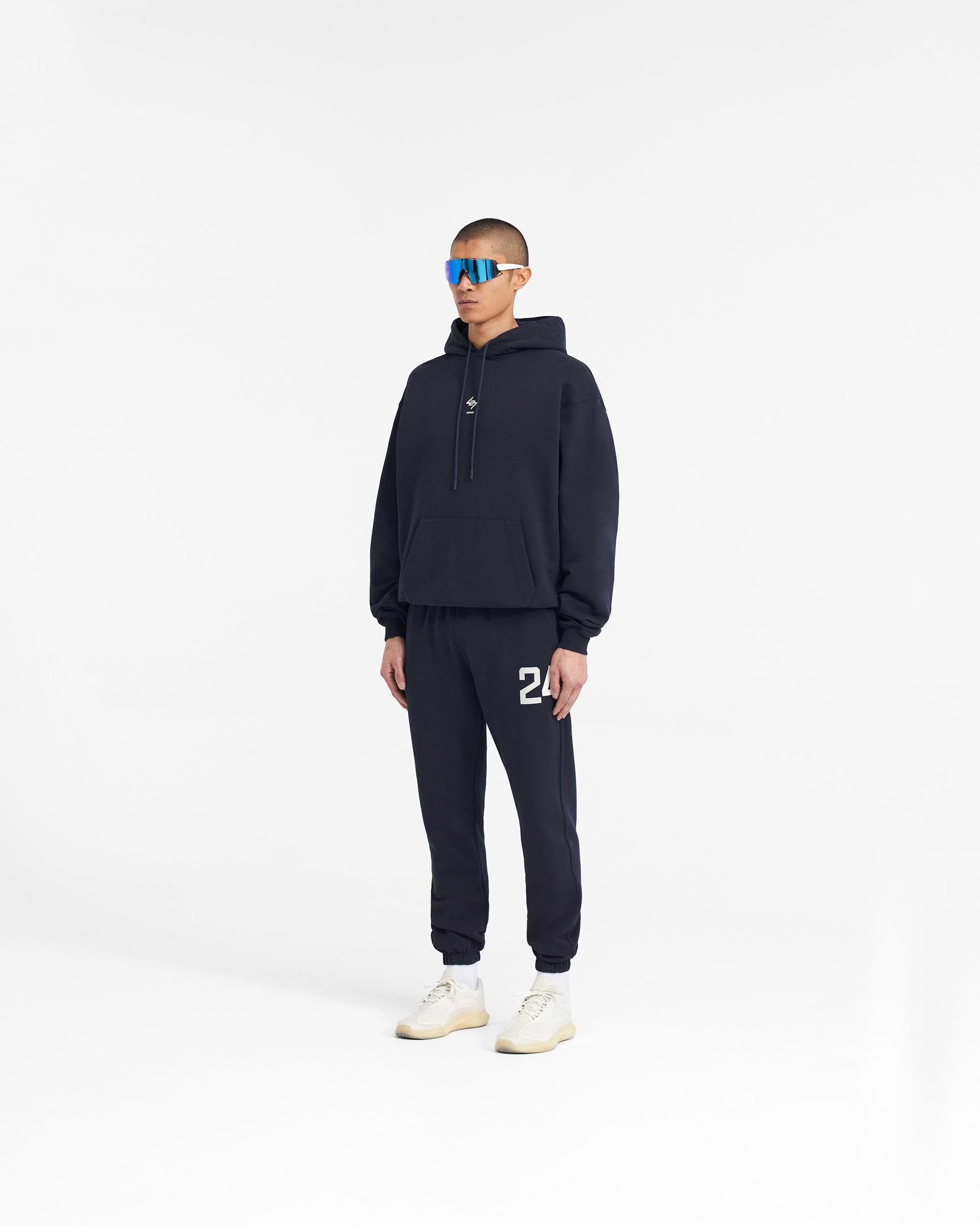 Navy Oversized Gym Hoodie | 247 | REPRESENT