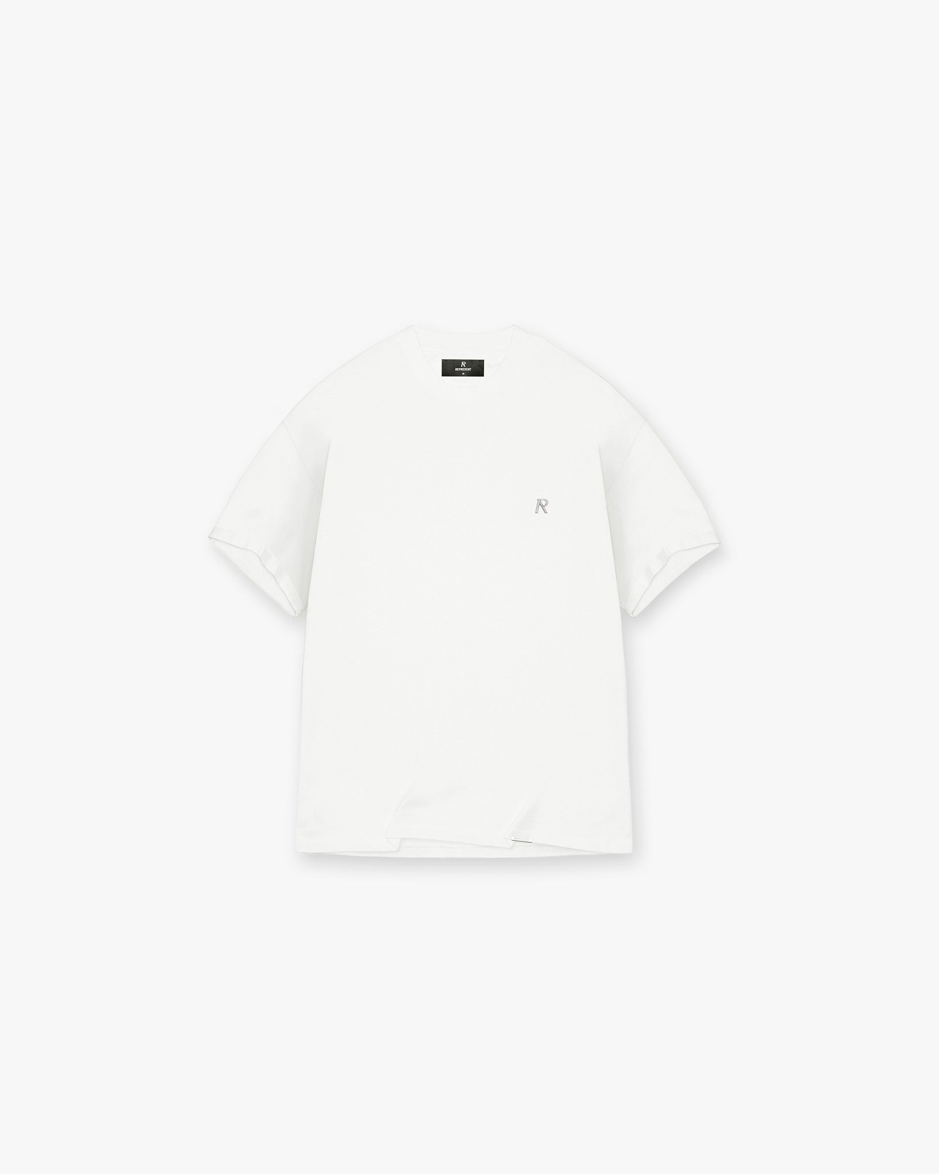 Metal Initial R T-Shirt - Flat White