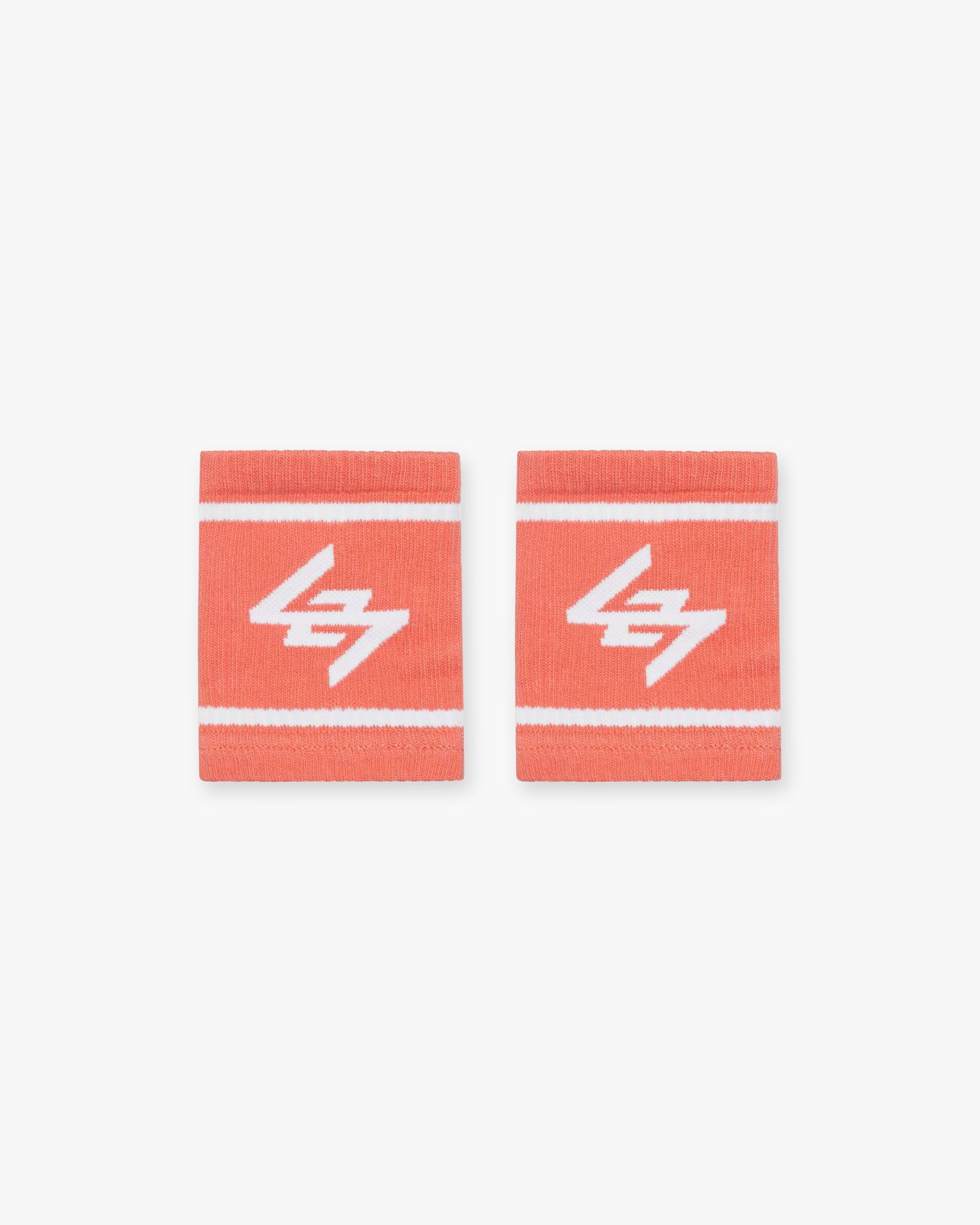 247 Logo Wrist Bands - Coral