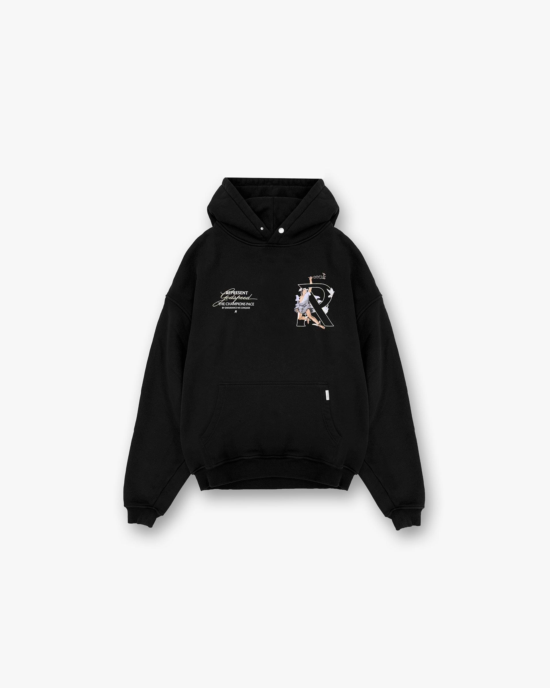 Hermes Hoodie - Jet Black