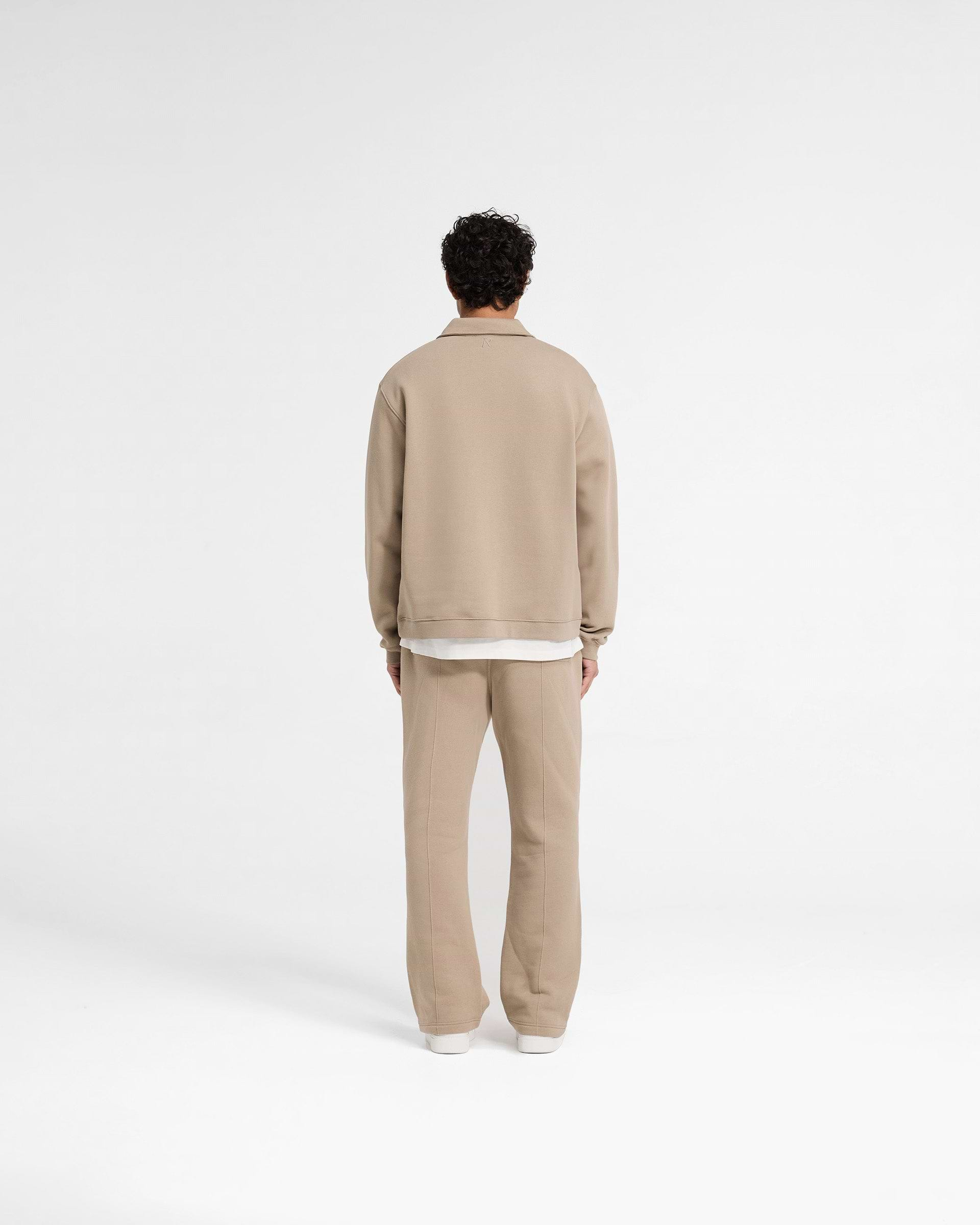 Initial Boxy Quarter Zip - Dune