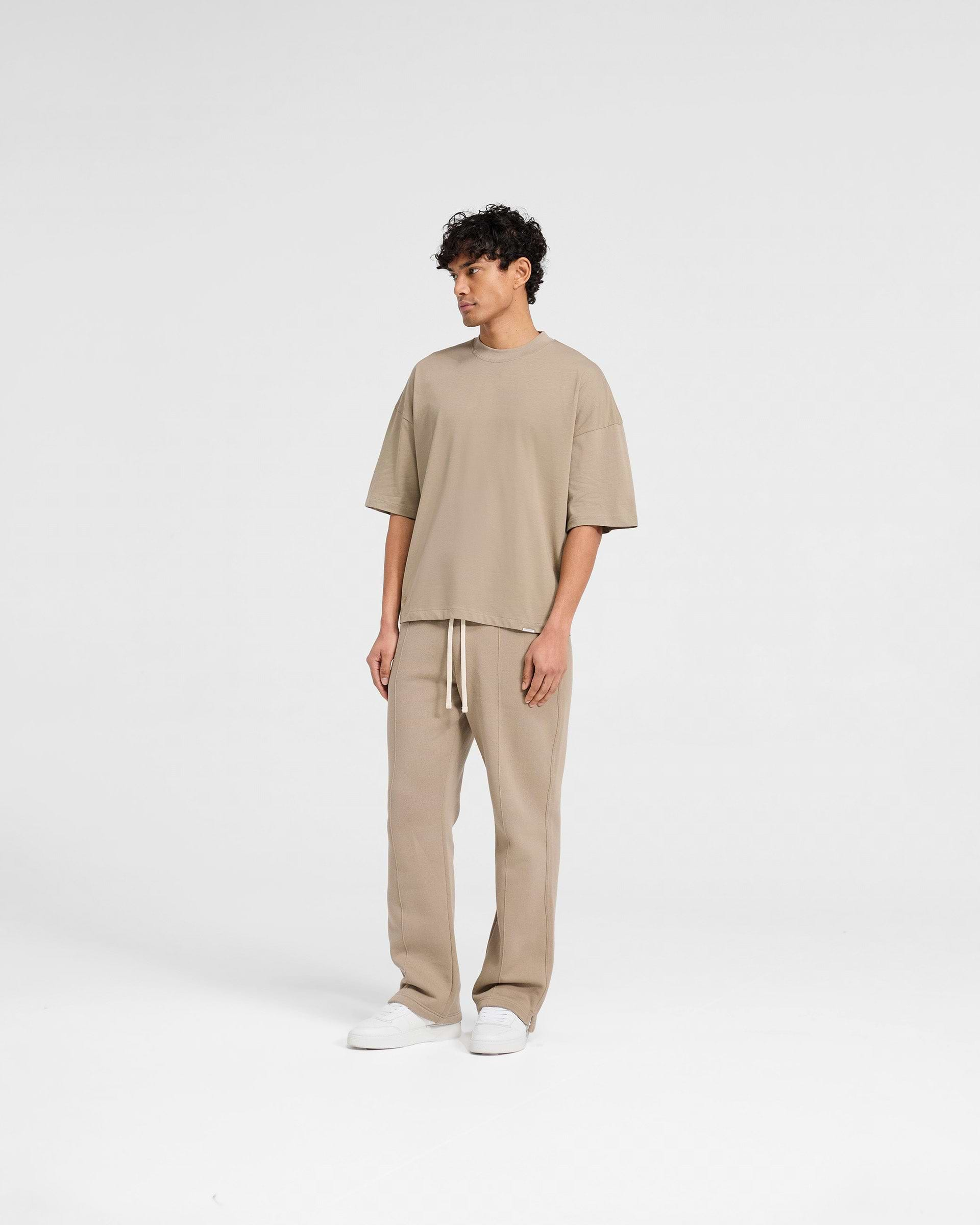 Initial Boxy T-Shirt - Dune