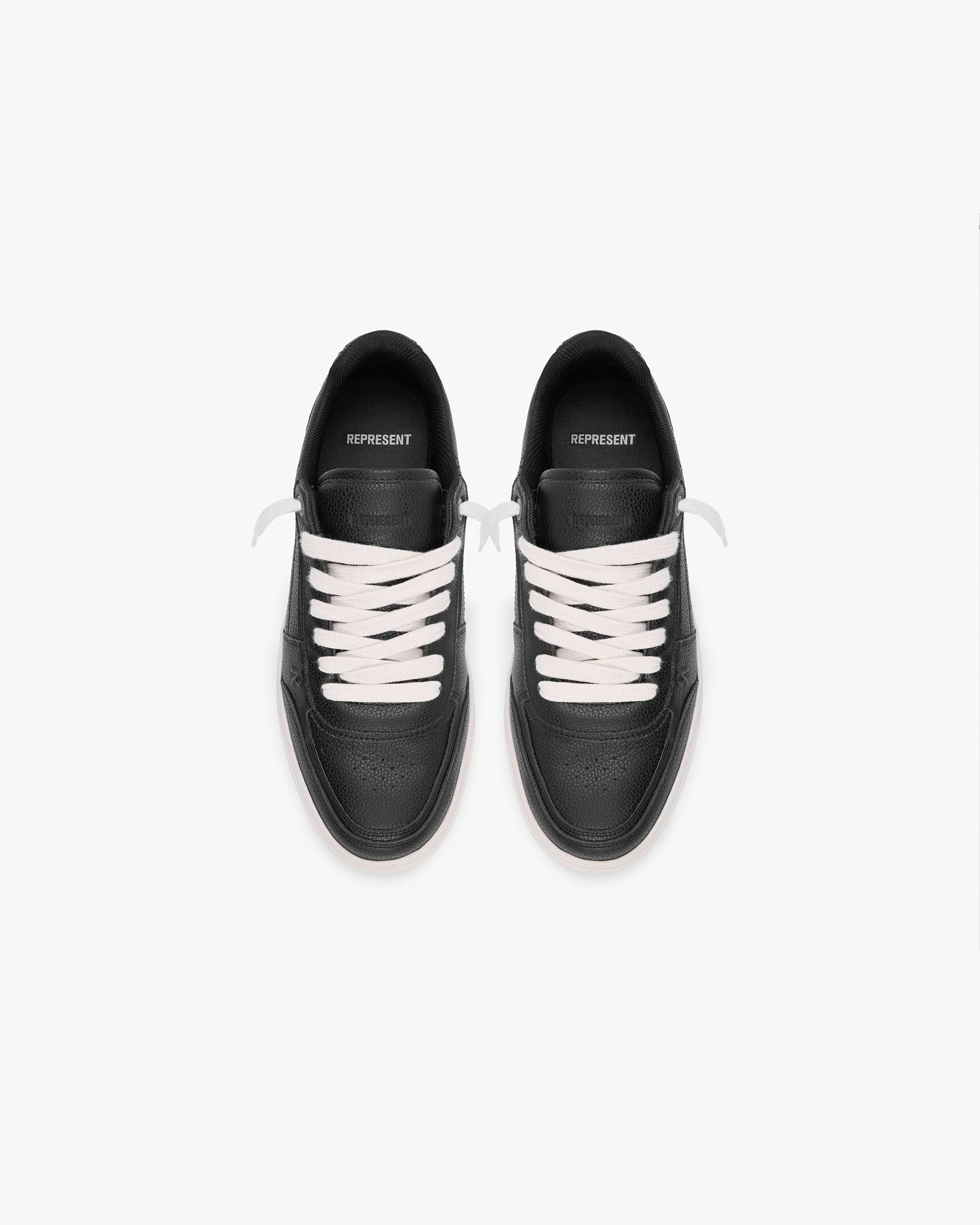 Initial Sneaker - Leather - Black