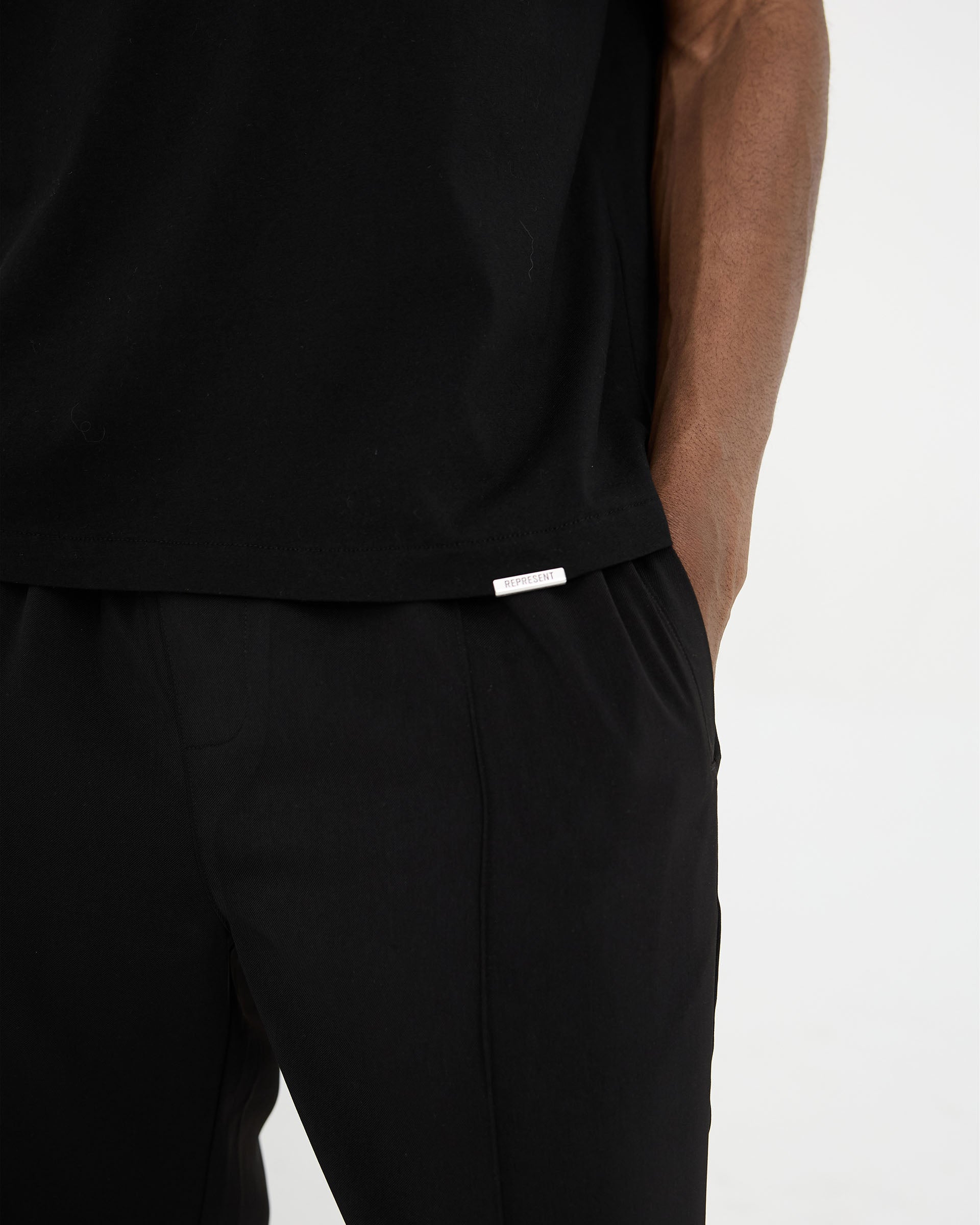 2 x Initial T-Shirt - Black