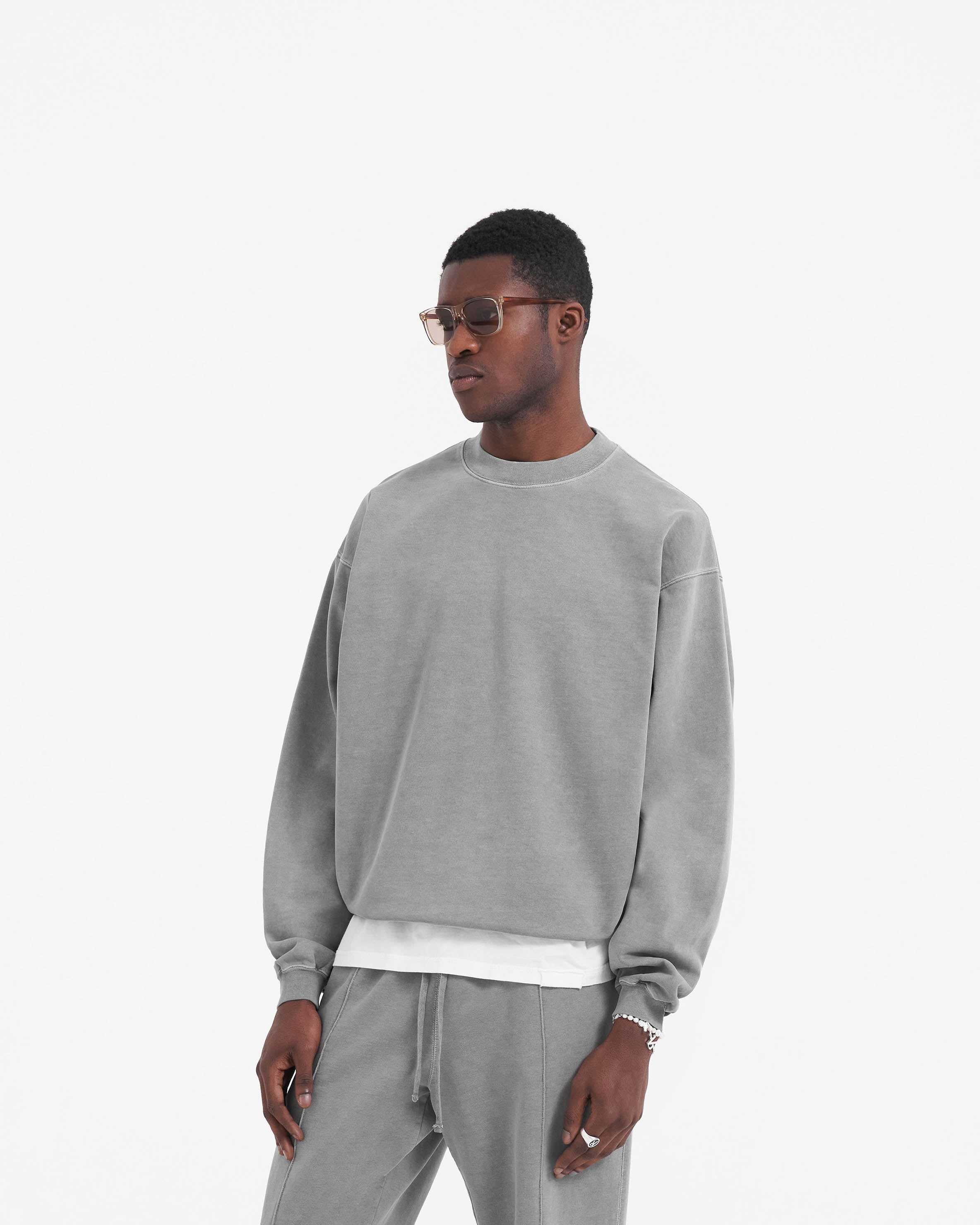 Initial Sweater | Ultimate Grey Sweaters Initial | Represent Clo