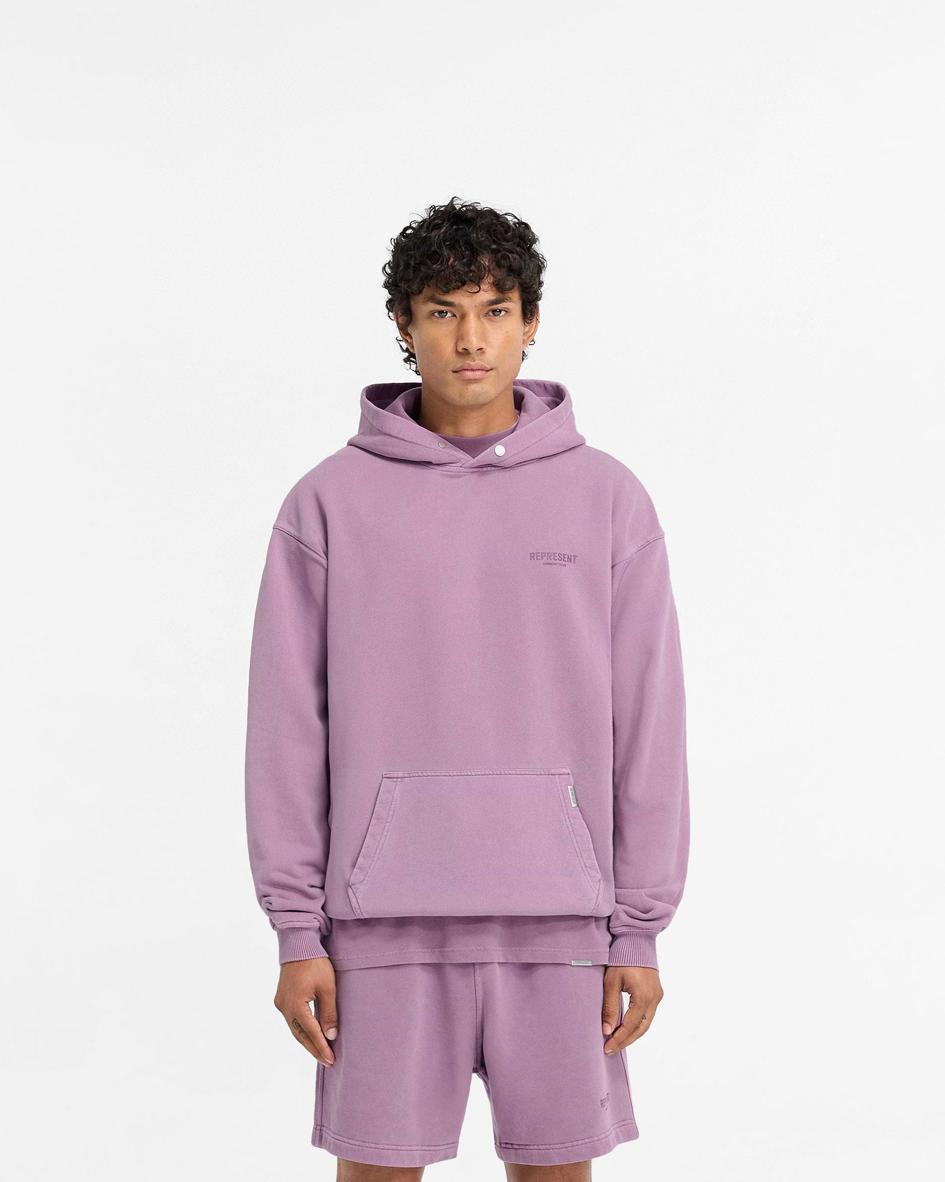 Represent Owners Club Hoodie - Mid Purple