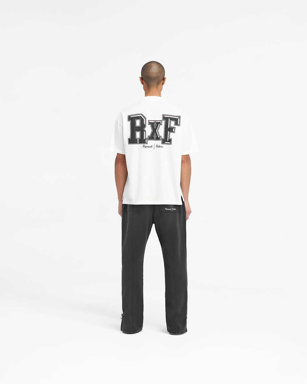 Represent X Feature Multi Logo T-Shirt - Flat White