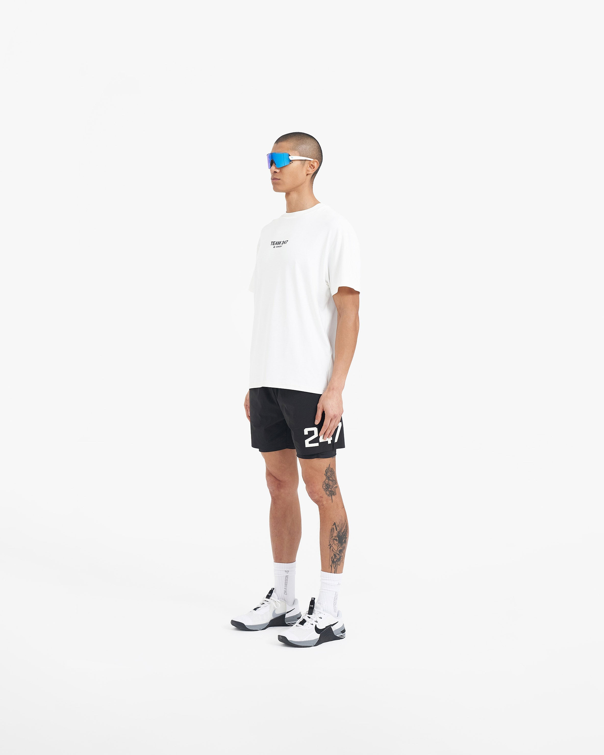 Team 247 Oversized T-Shirt x Marchon - Flat White