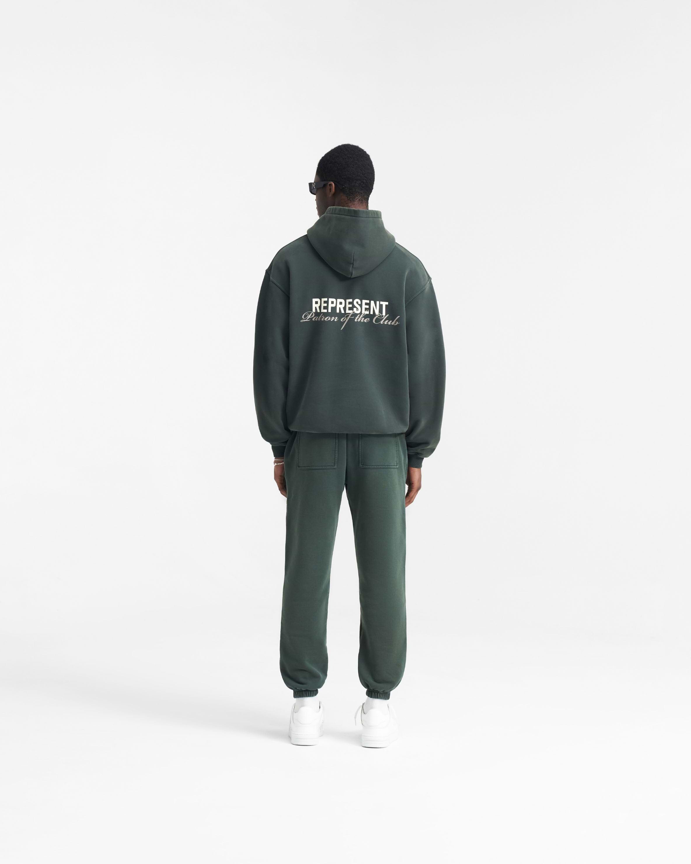 Patron Of The Club Hoodie - Forest Green