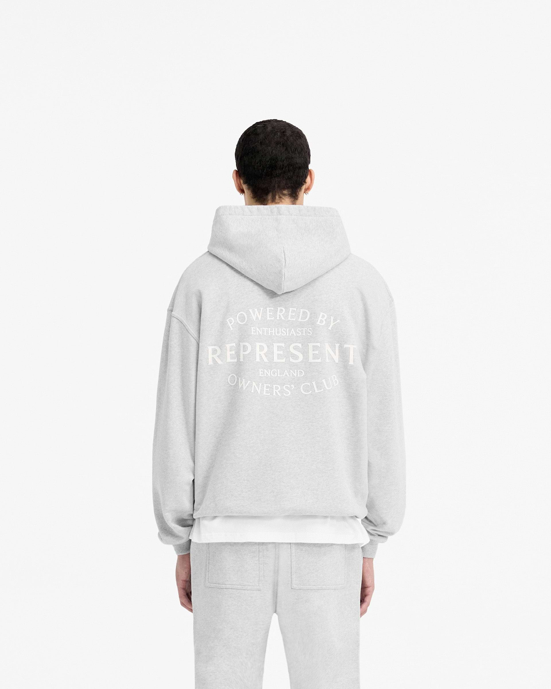 Represent Owners Club Stamp Hoodie - Ash Grey