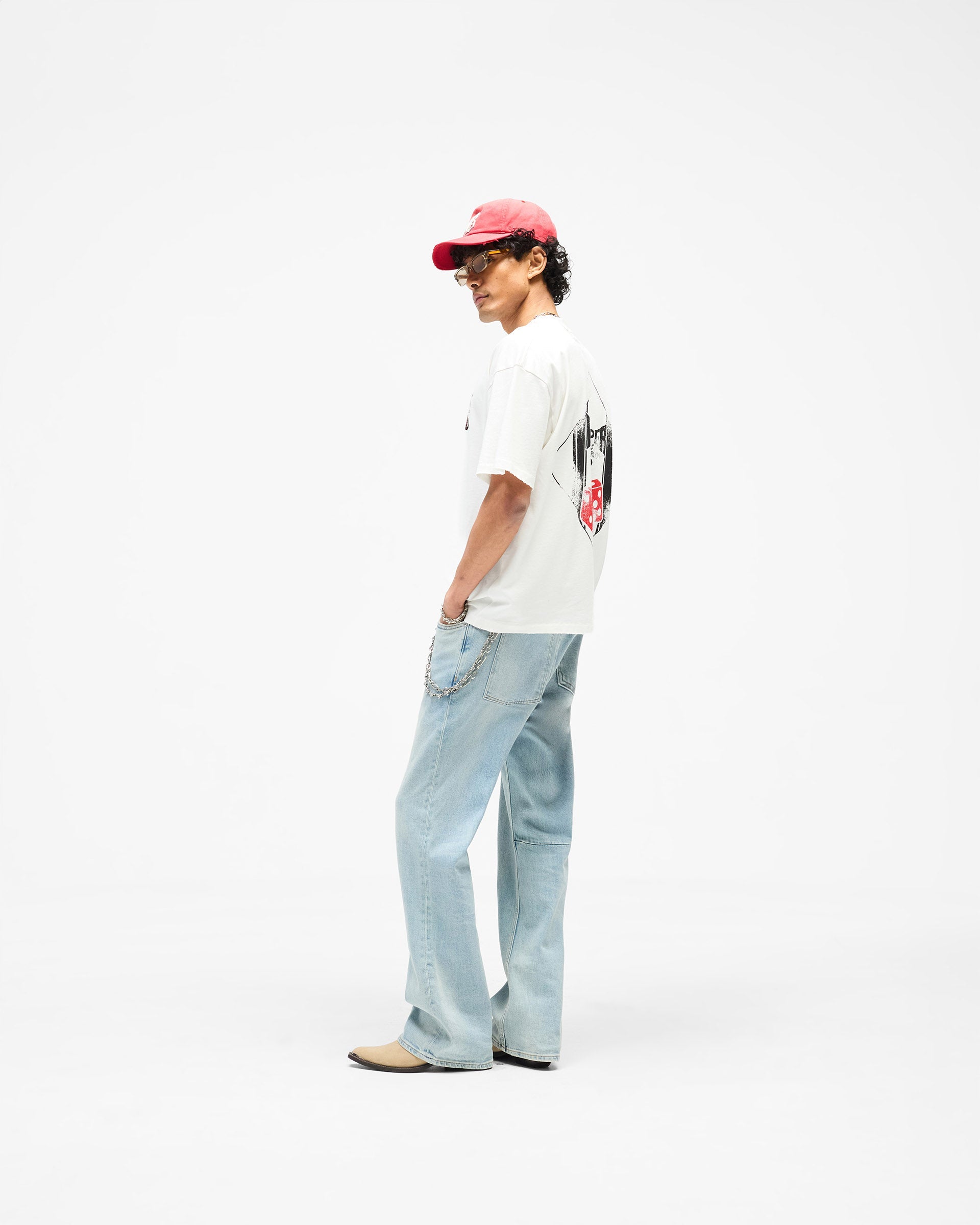 Represent x The Viper Room Dice T-Shirt - Flat White