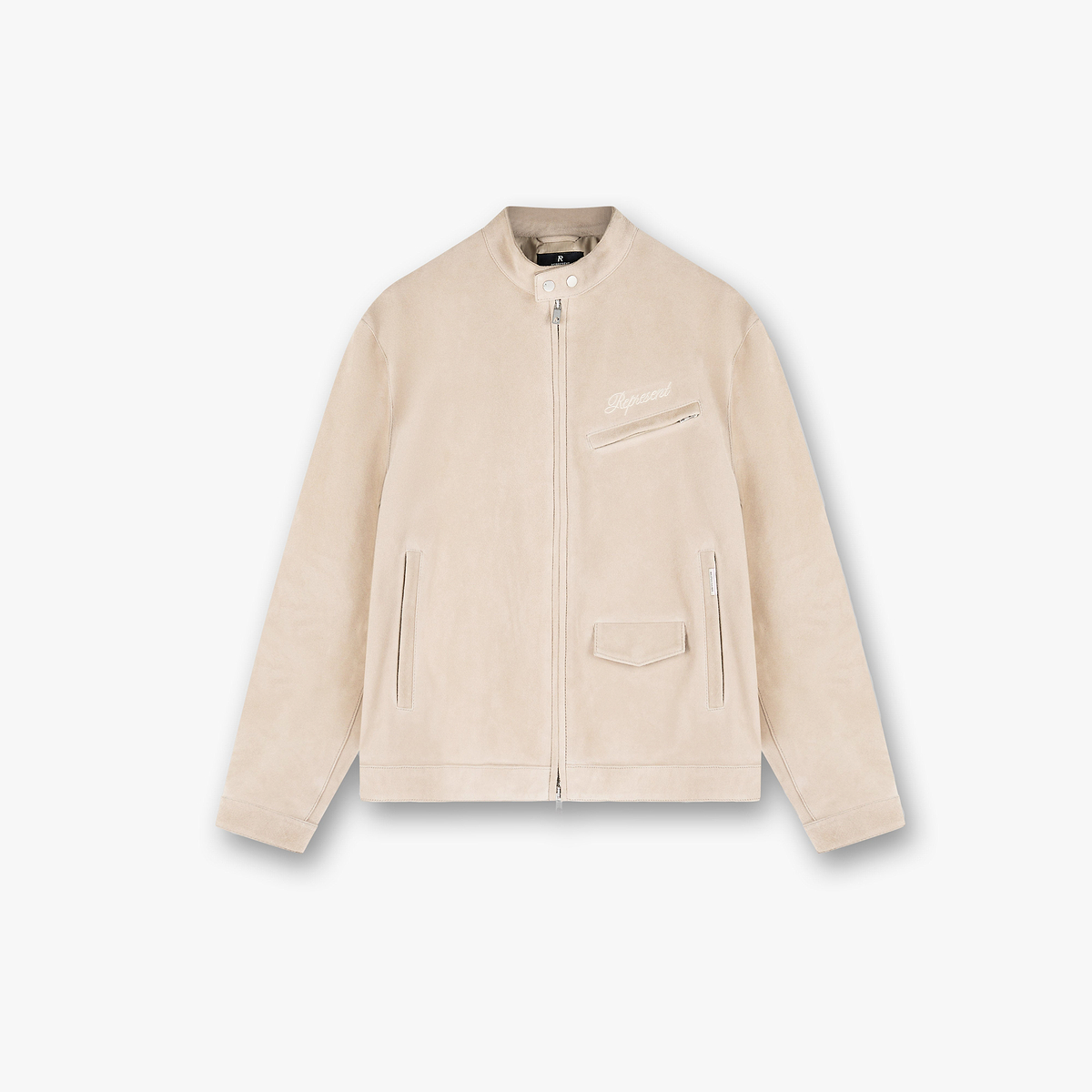 Overdrive Suede Jacket | Beige | REPRESENT