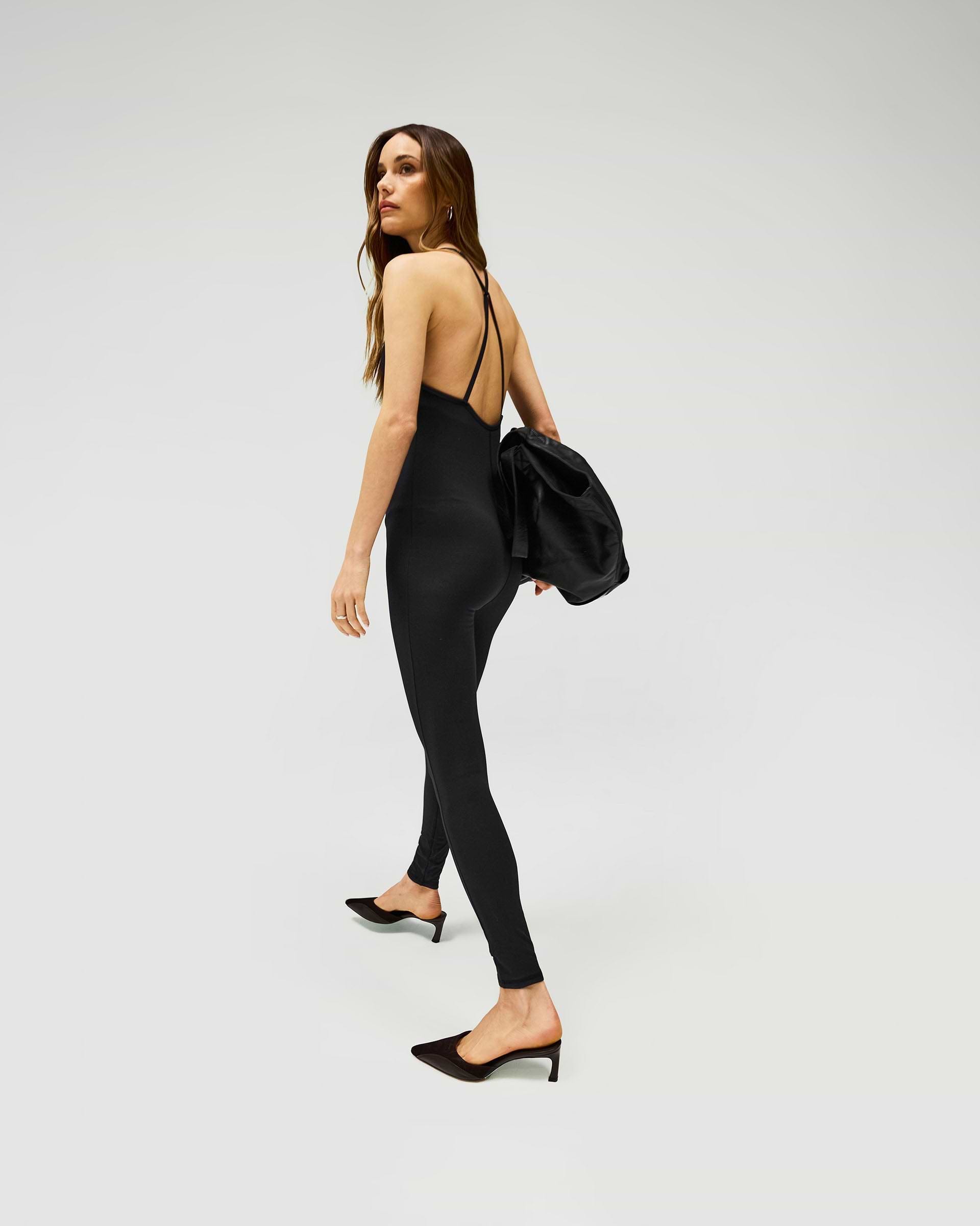 Owners Club Unitard - Jet Black