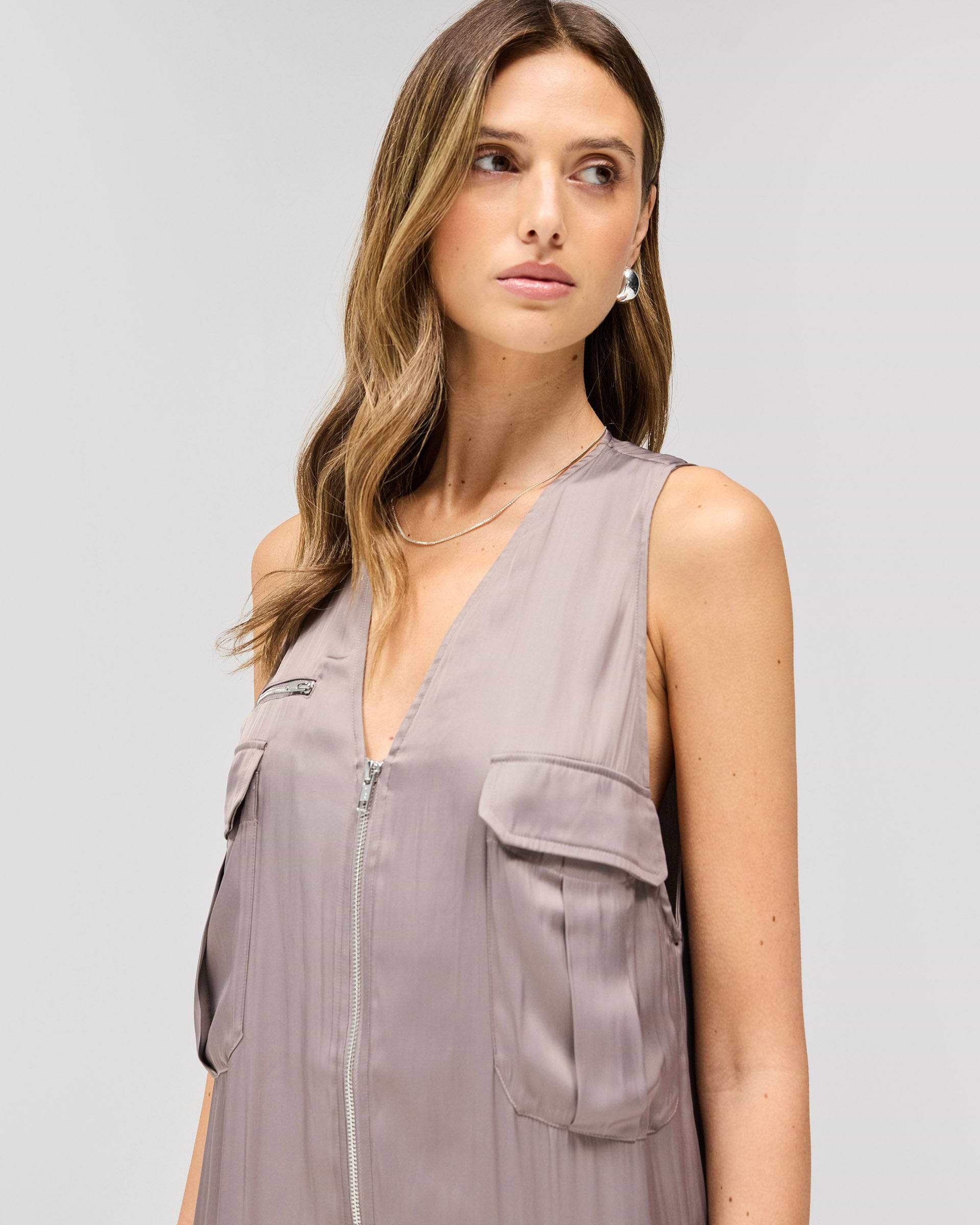 Adrenaline Mini Dress - Chocolate