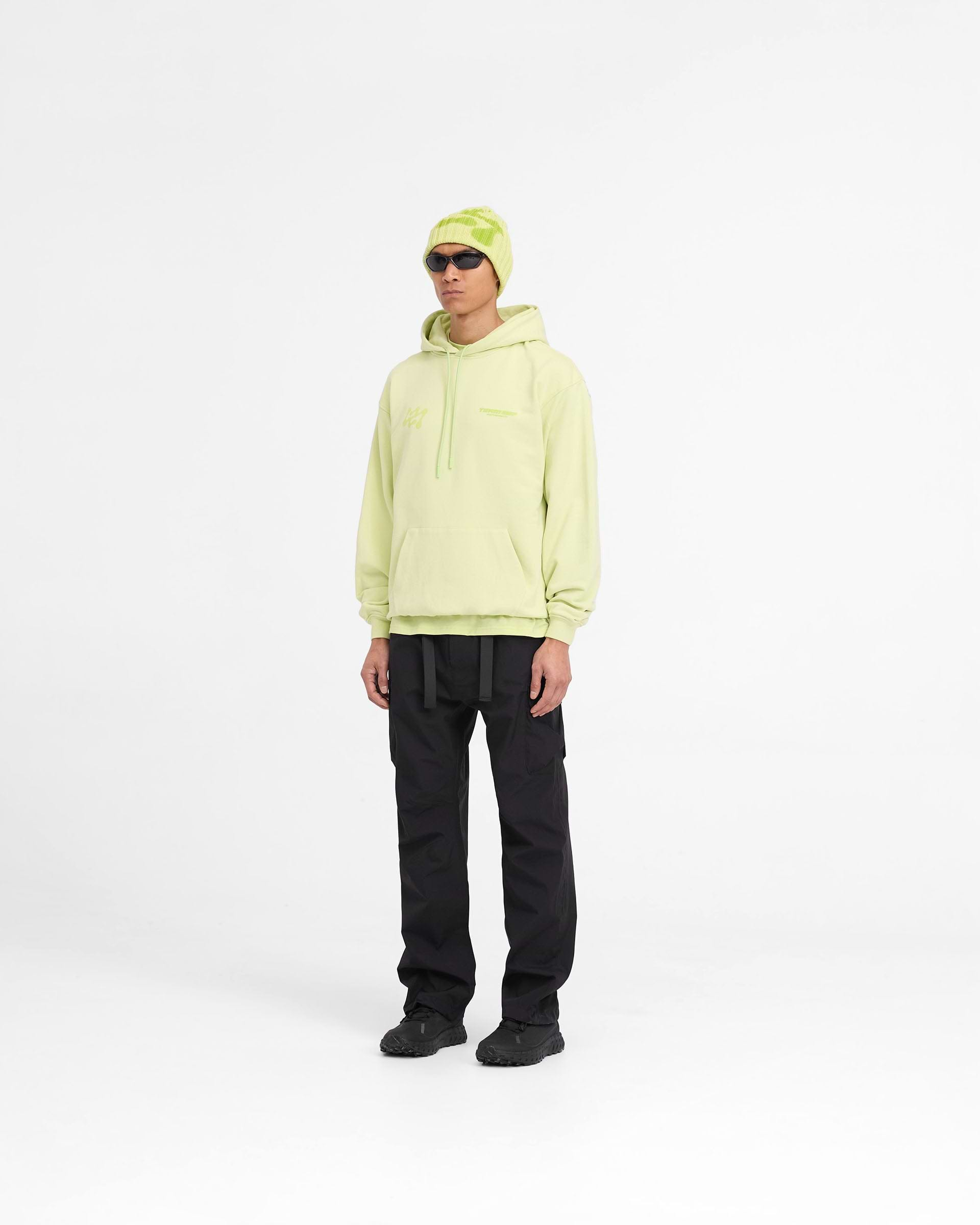 247 Future Terrains Oversized Hoodie - Shadow Lime