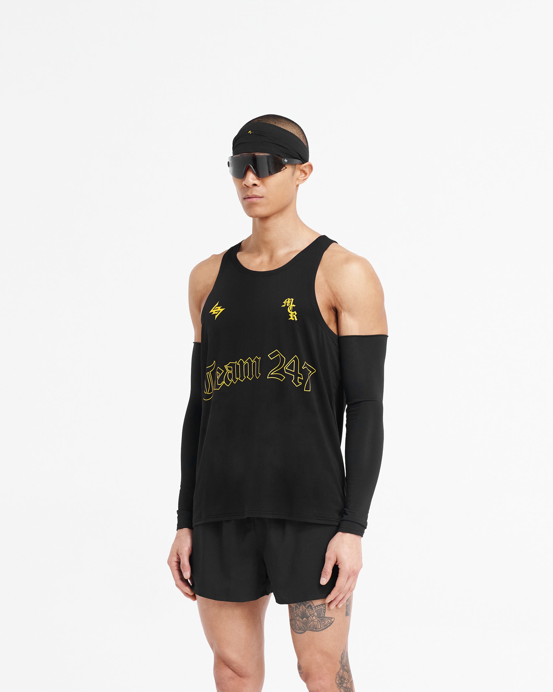 247 Manchester Marathon Singlet - Black