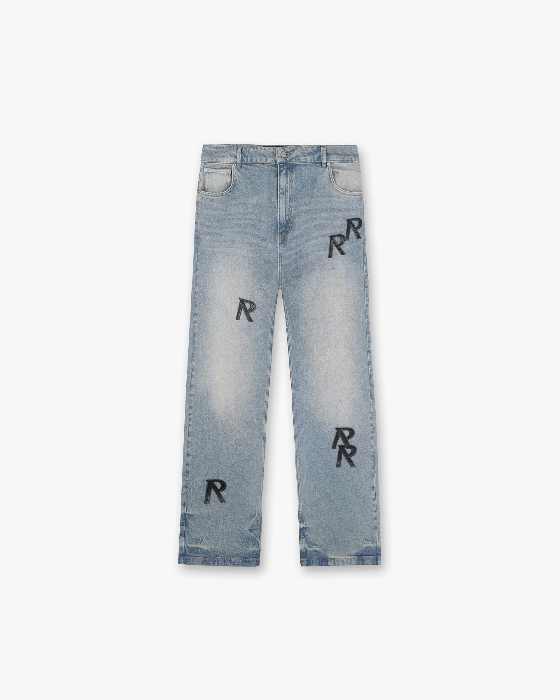 R3 Initial Baggy Denim - Blue