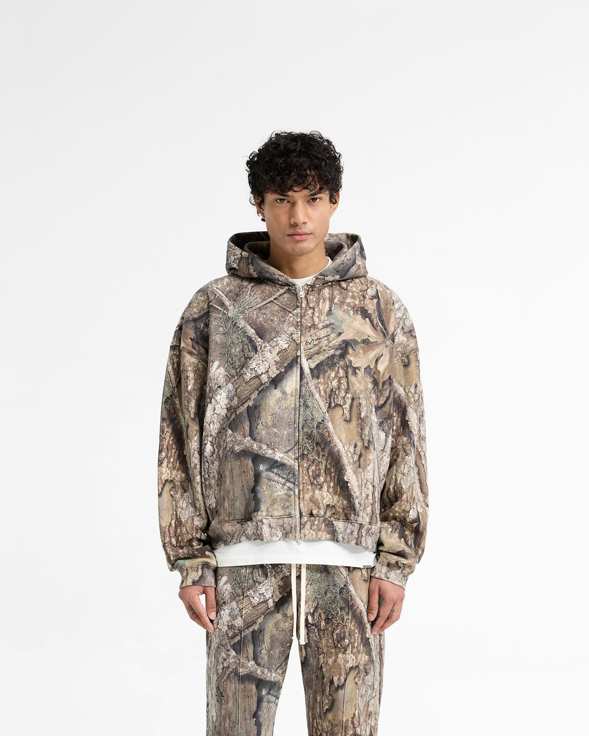 Realtree® Zip Up Camo Boxy Hoodie - Camo