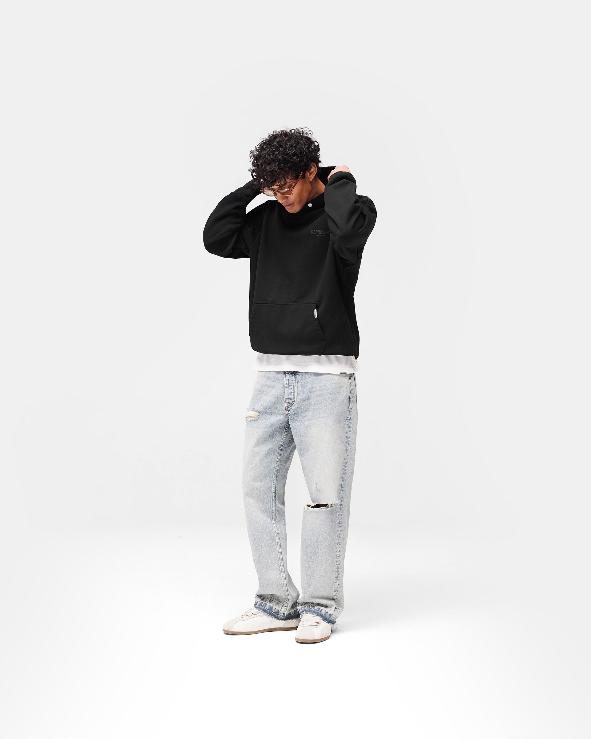 Represent Owners Club Hoodie - Black Matte