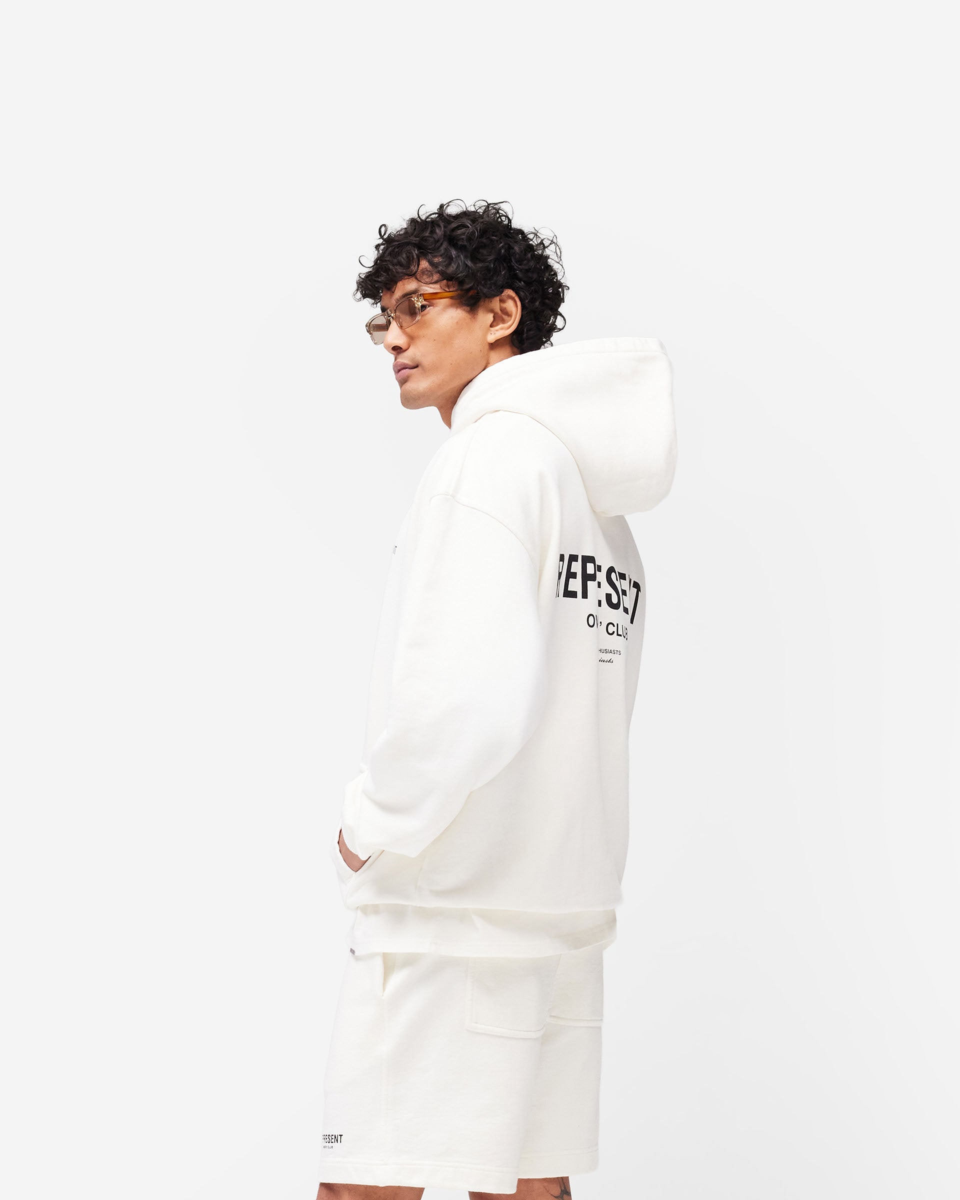 Represent Owners Club Hoodie - Flat White