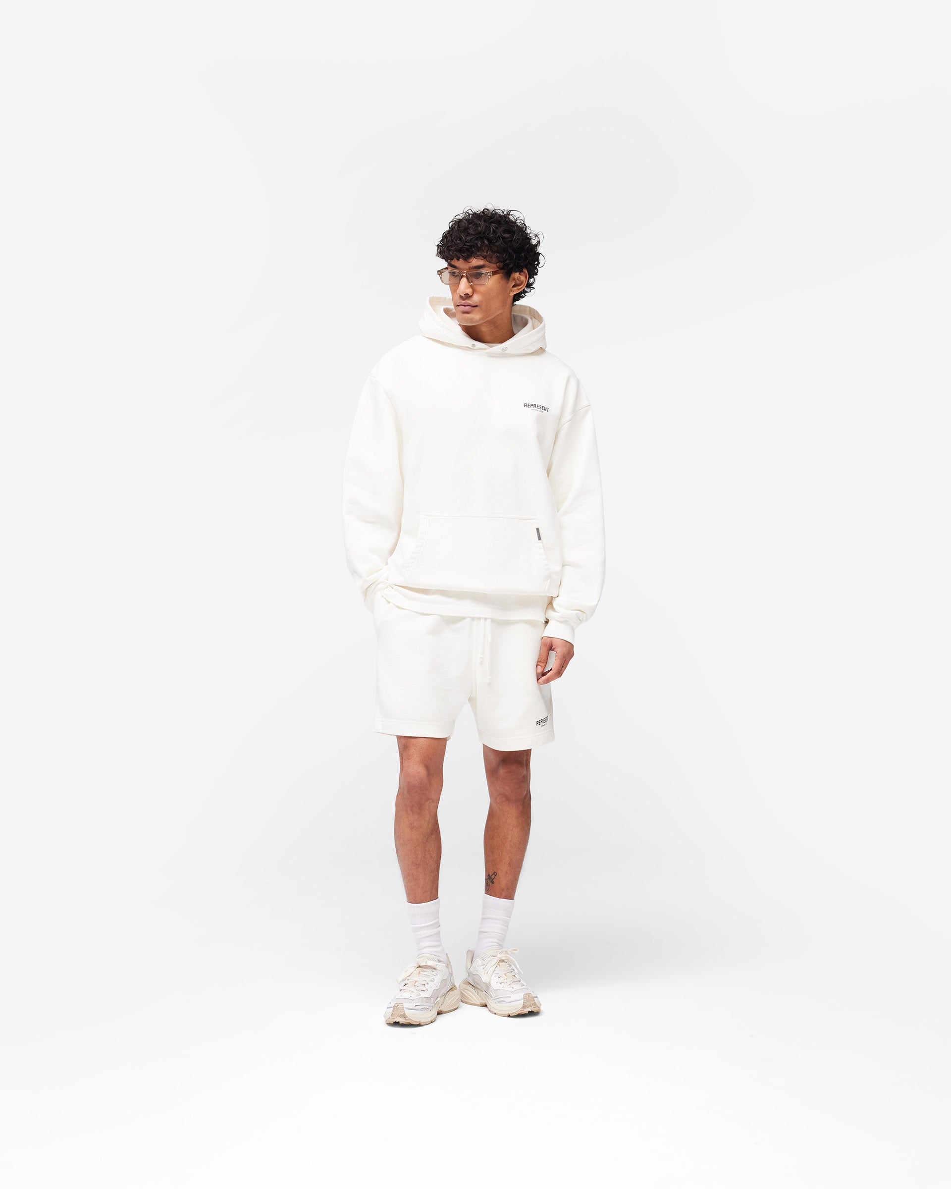 Represent Owners Club Hoodie - Flat White