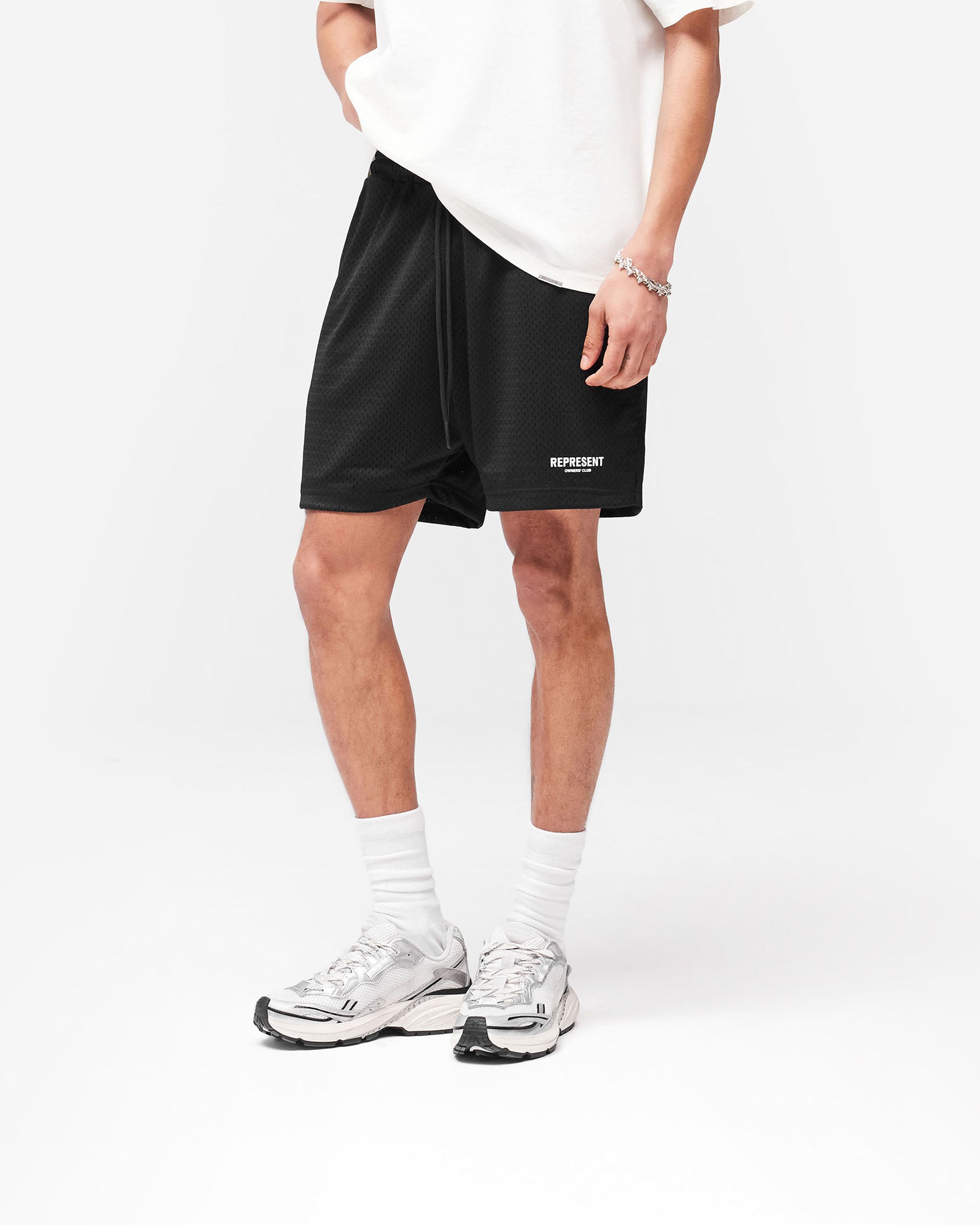 Represent Owners Club Mesh Shorts - Black