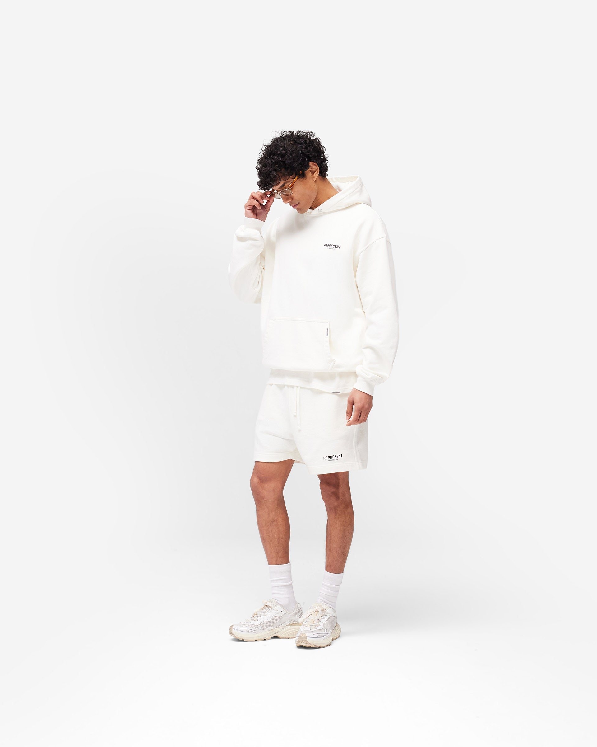Represent Owners Club Shorts - Flat White