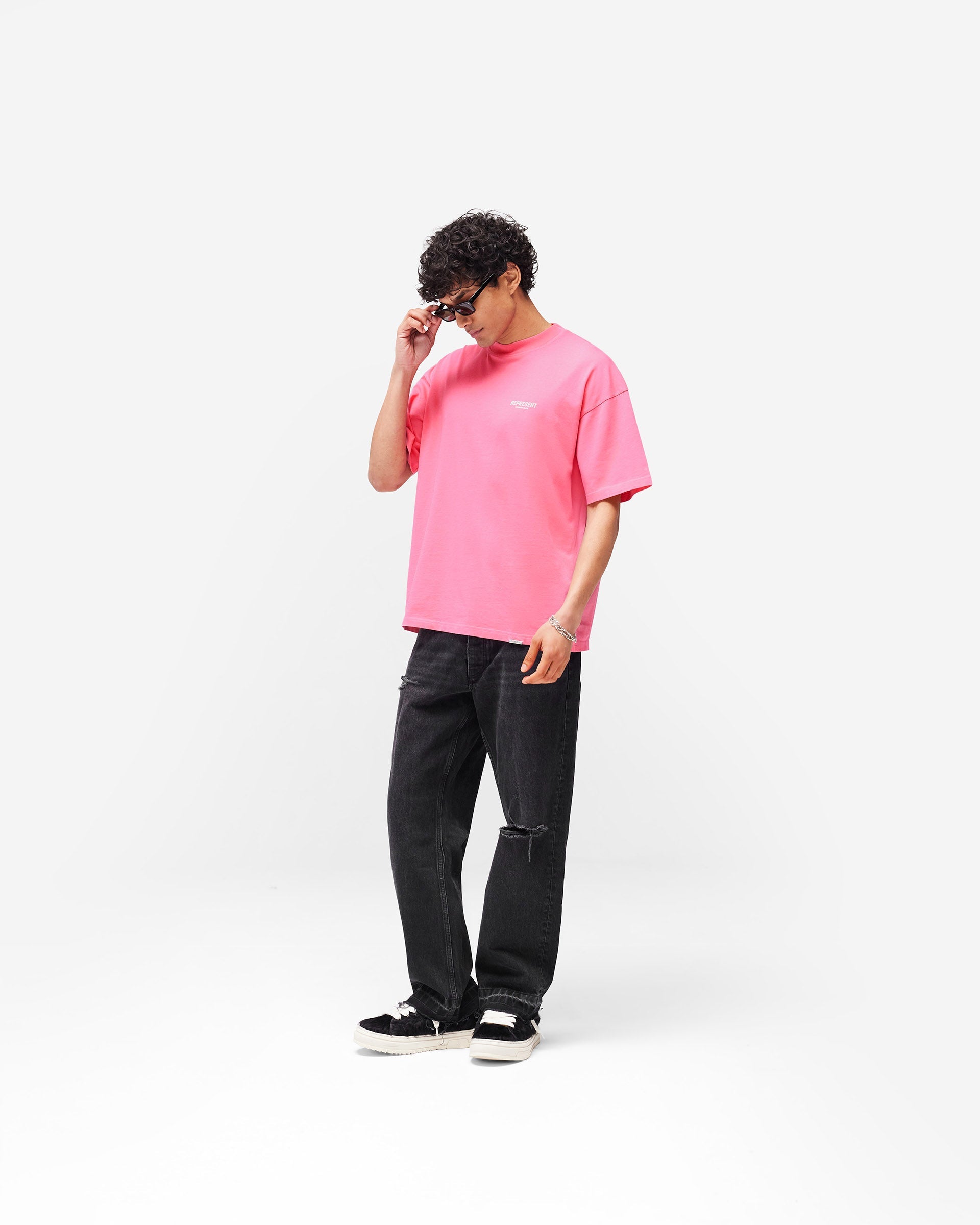 Represent Owners Club T-Shirt - Bubblegum Pink