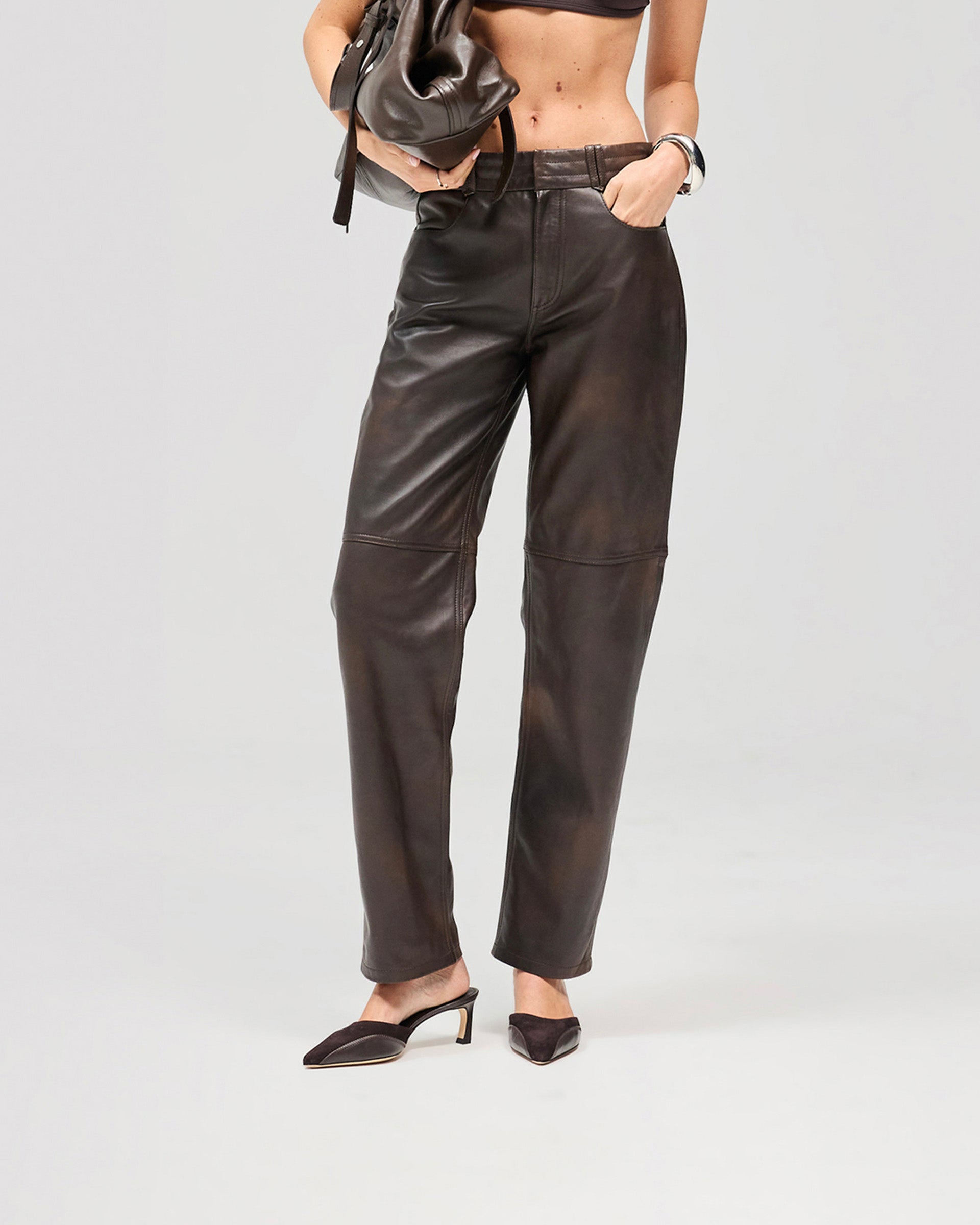 Drive Trousers - Dark Chocolate