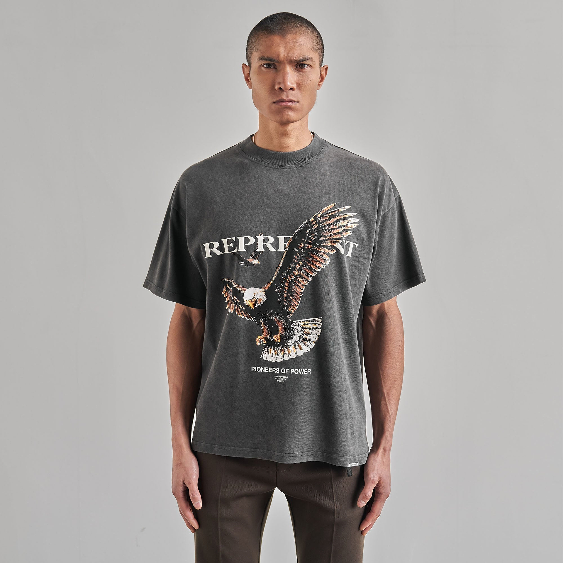 Pioneers Of Power T-Shirt - Vintage Grey