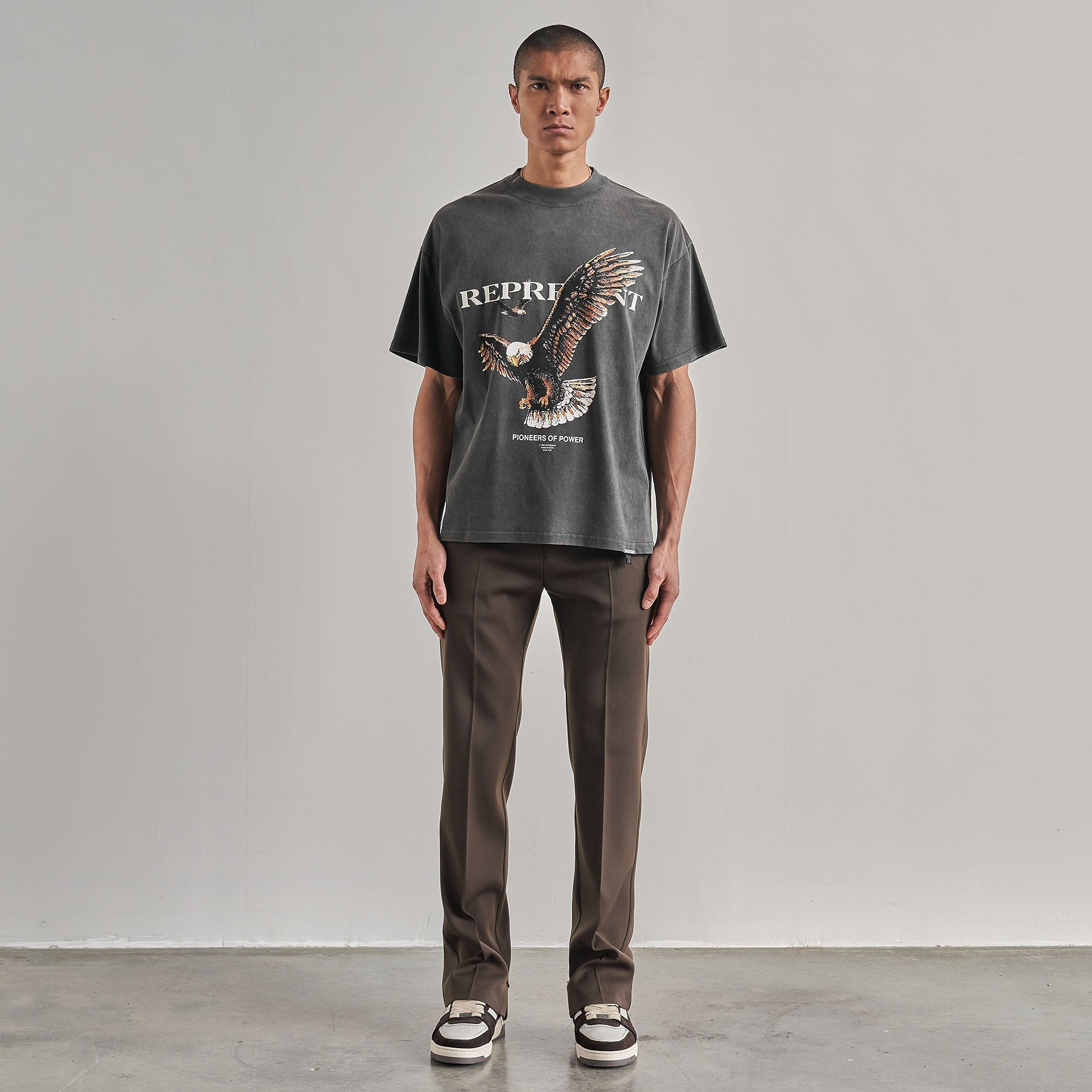 Pioneers Of Power T-Shirt - Vintage Grey