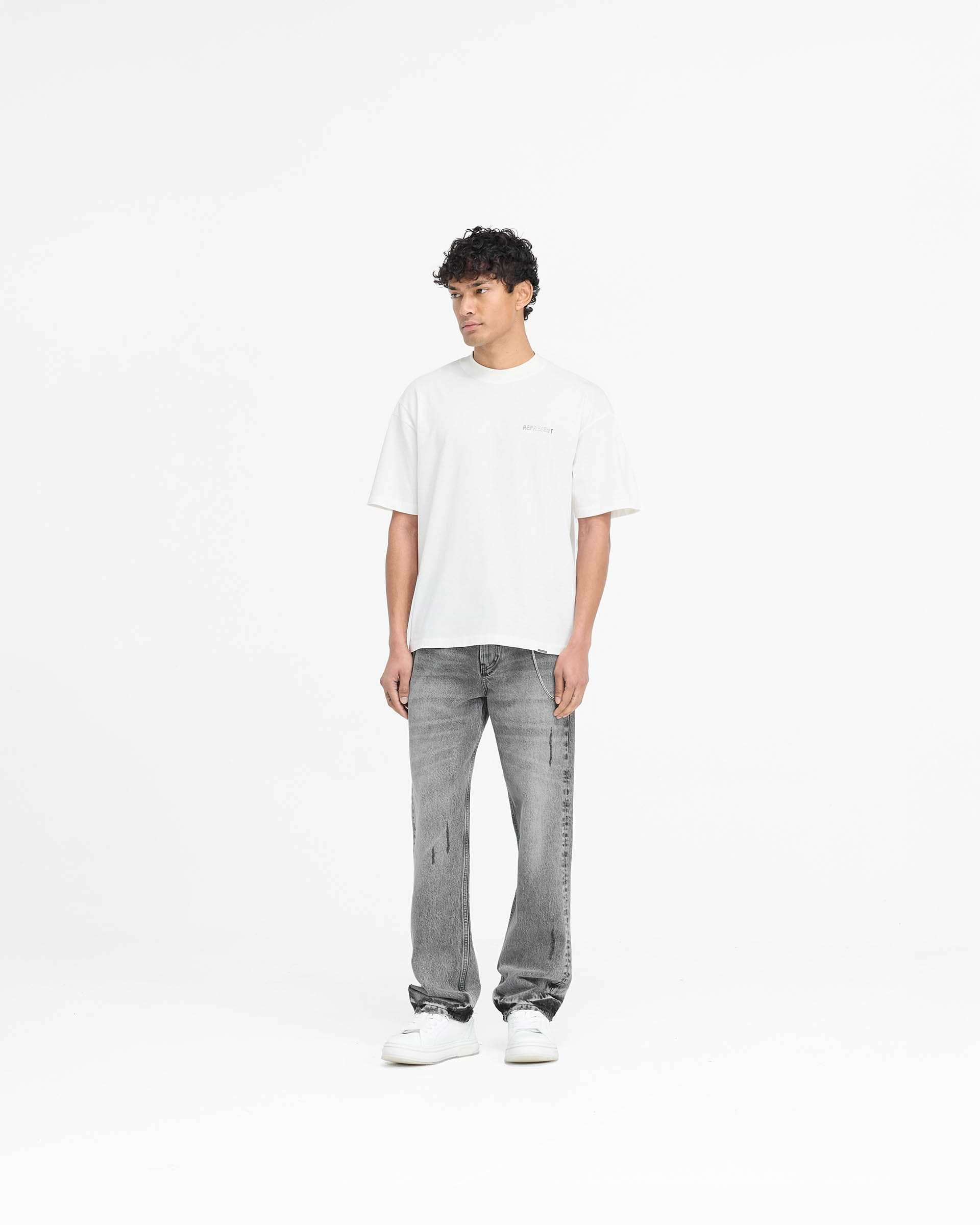 Block Logo T-Shirt - Flat White