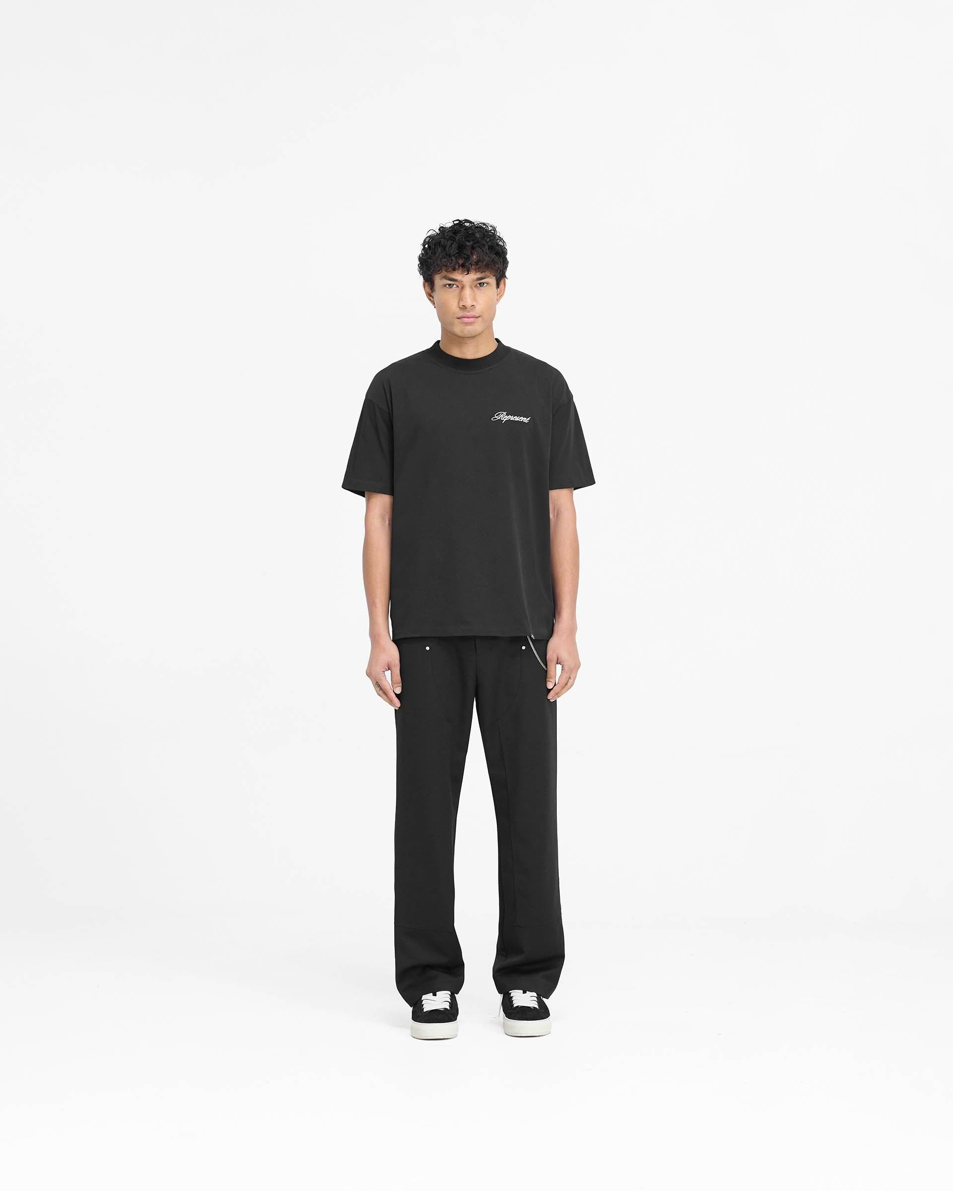 Script Logo T-Shirt - Black