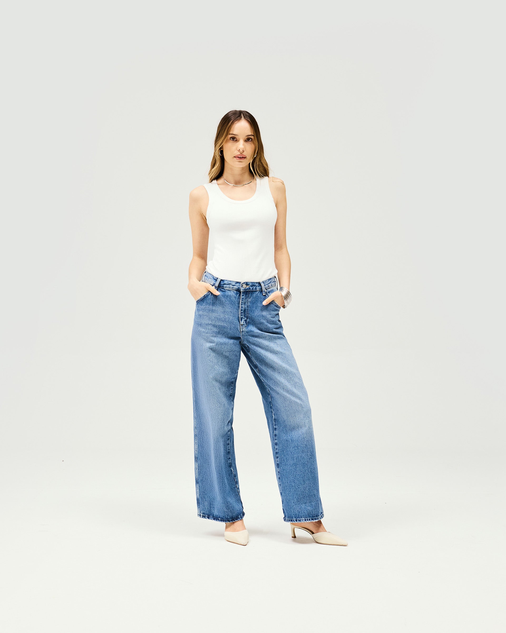 Skater Jean - Washed Blue