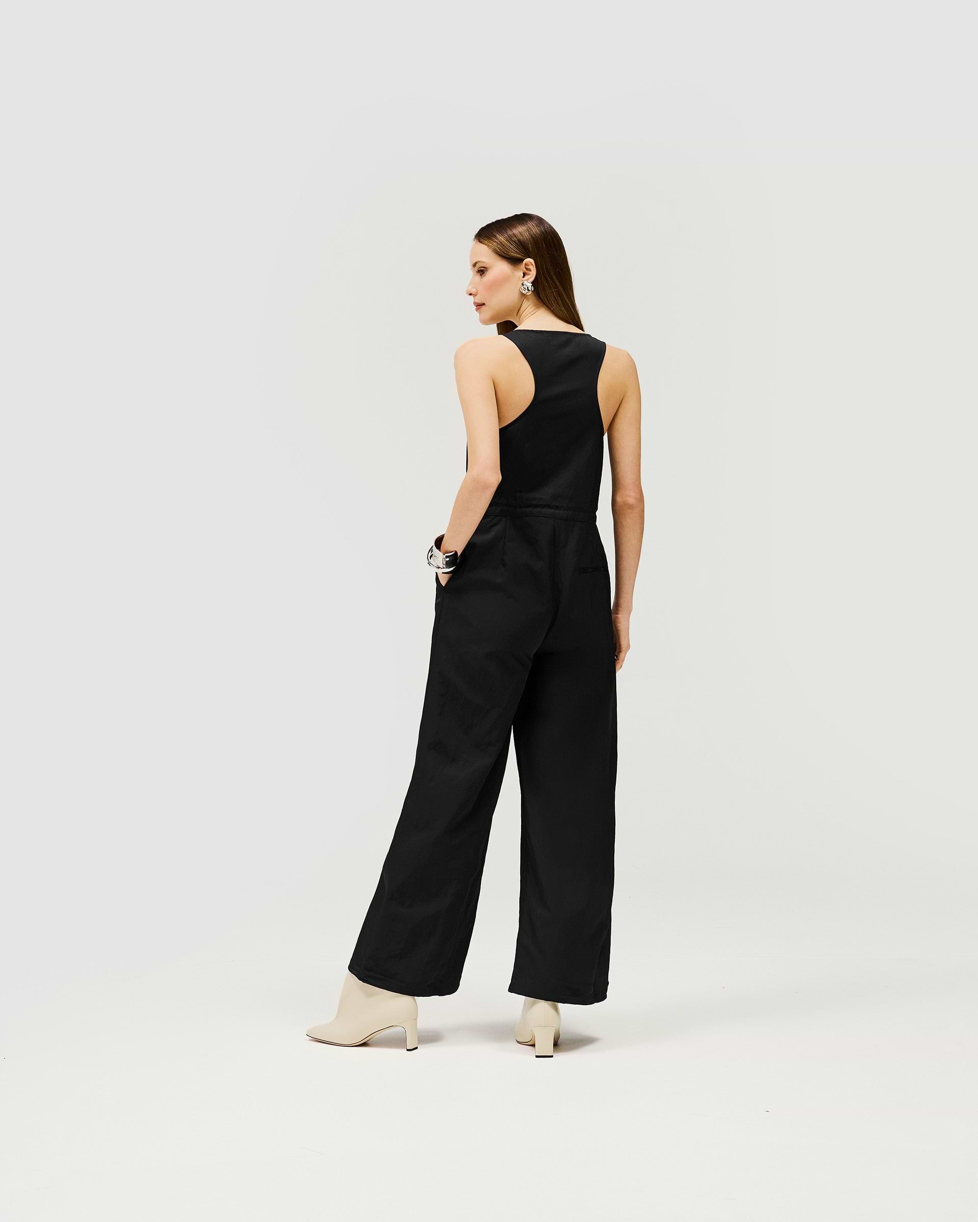 Subway Jumpsuit - Jet Black