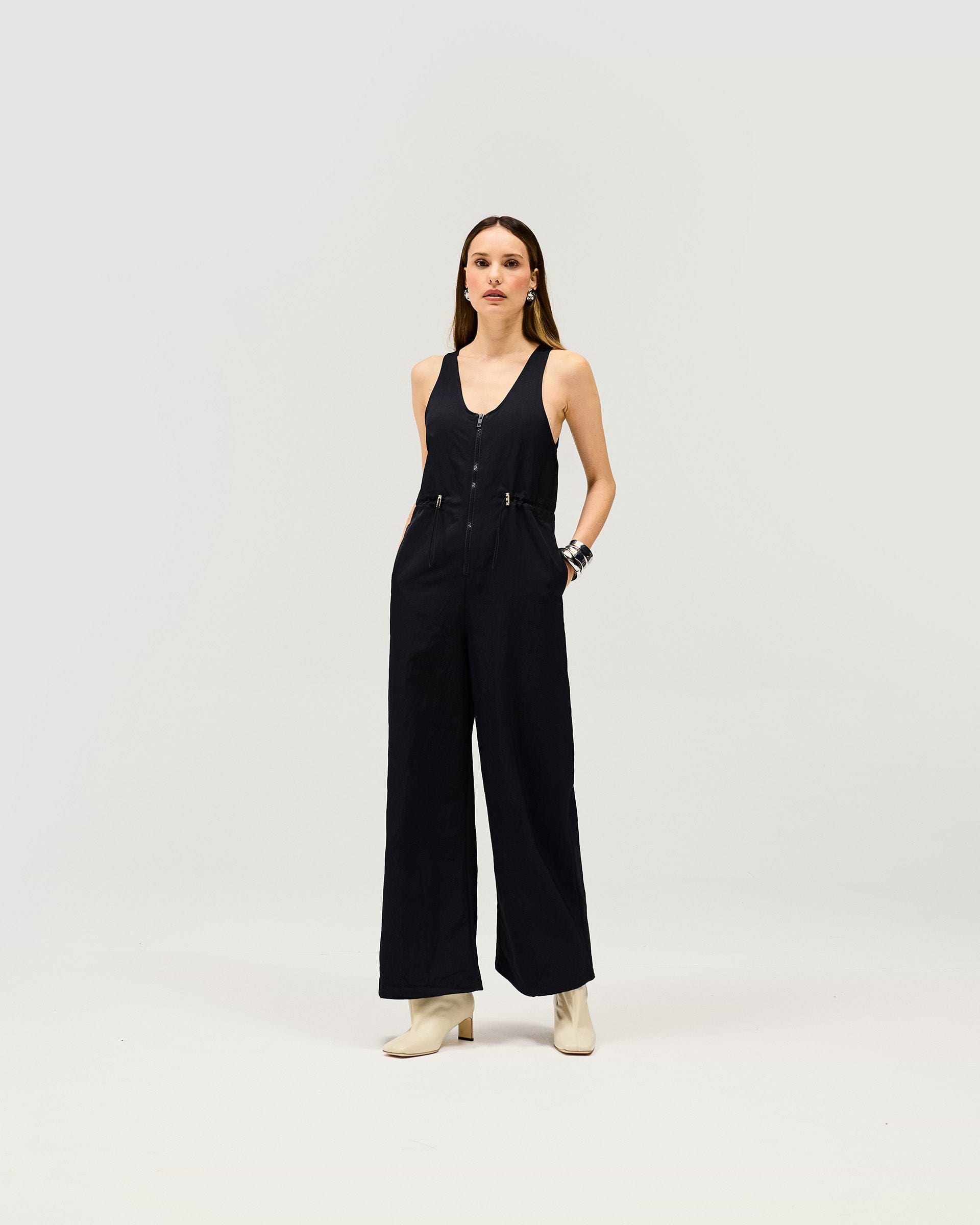 Subway Jumpsuit - Jet Black