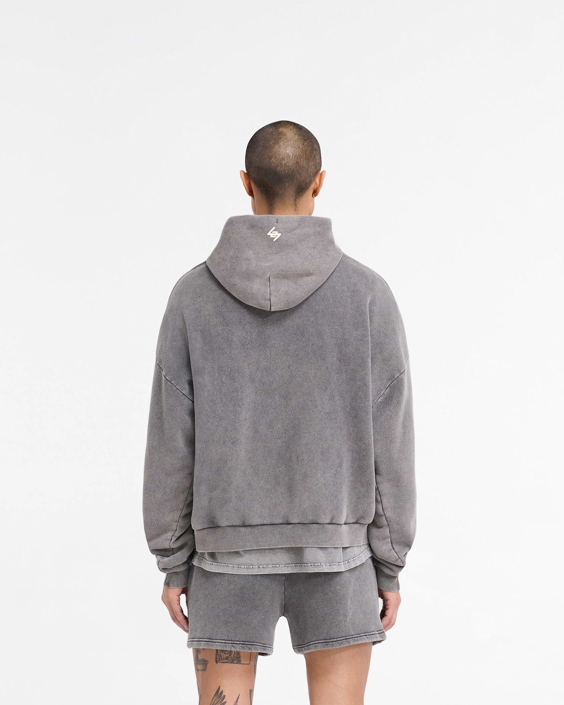 247 Vs The World Boxy Hoodie - Pewter