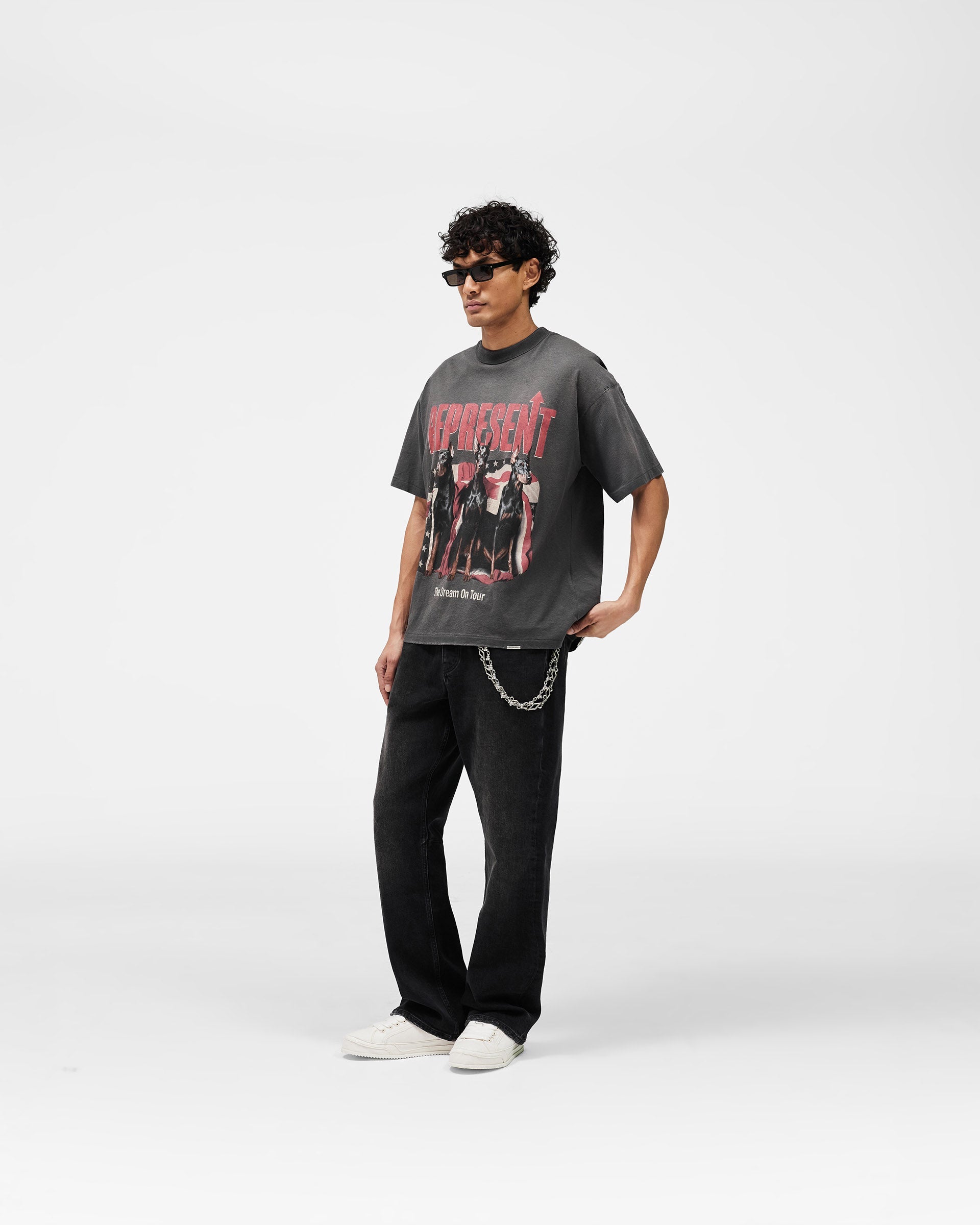 Dream On Tour T-Shirt - Sun Fade Grey