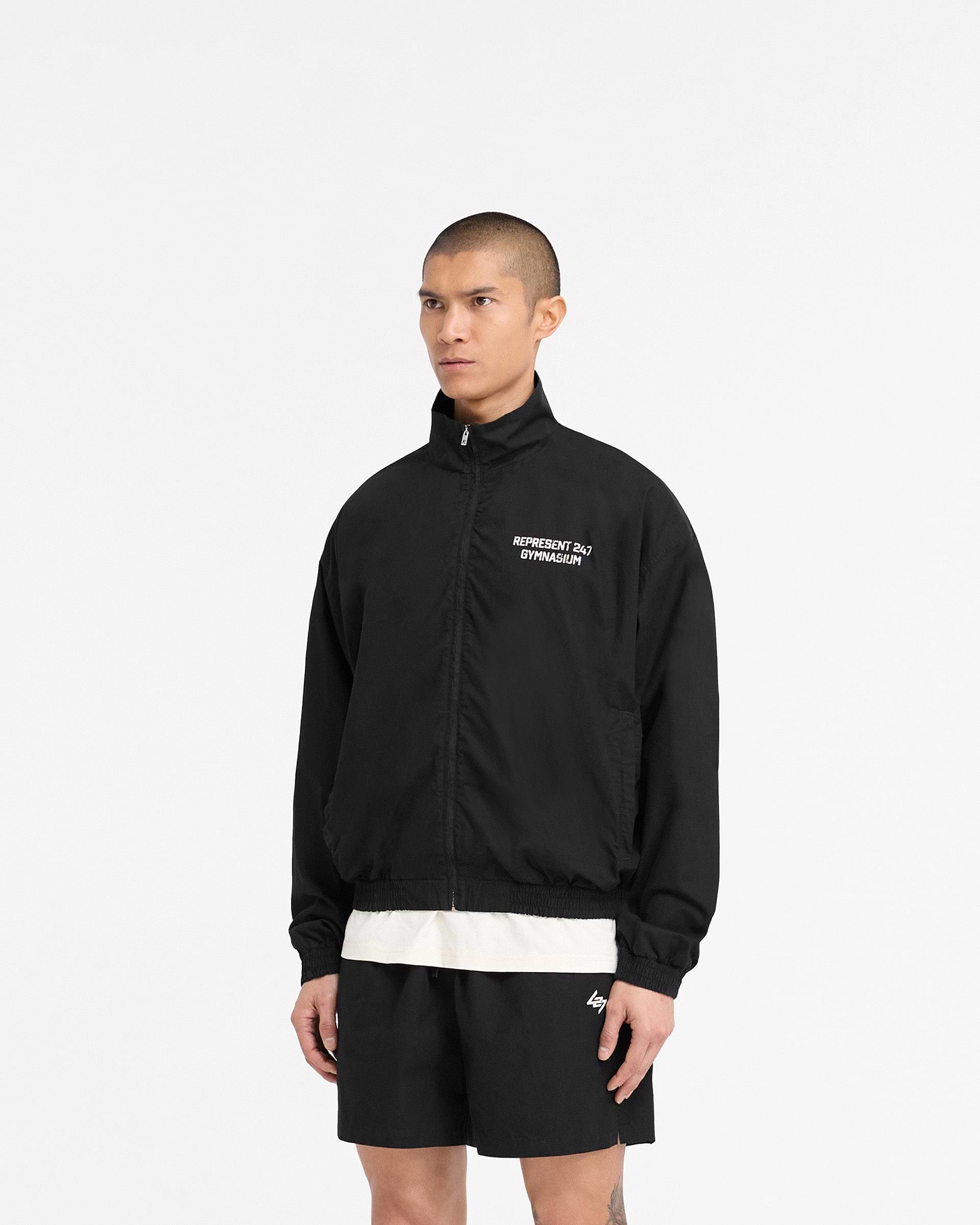 247 Represent Gymnasium Track Jacket - Off Black