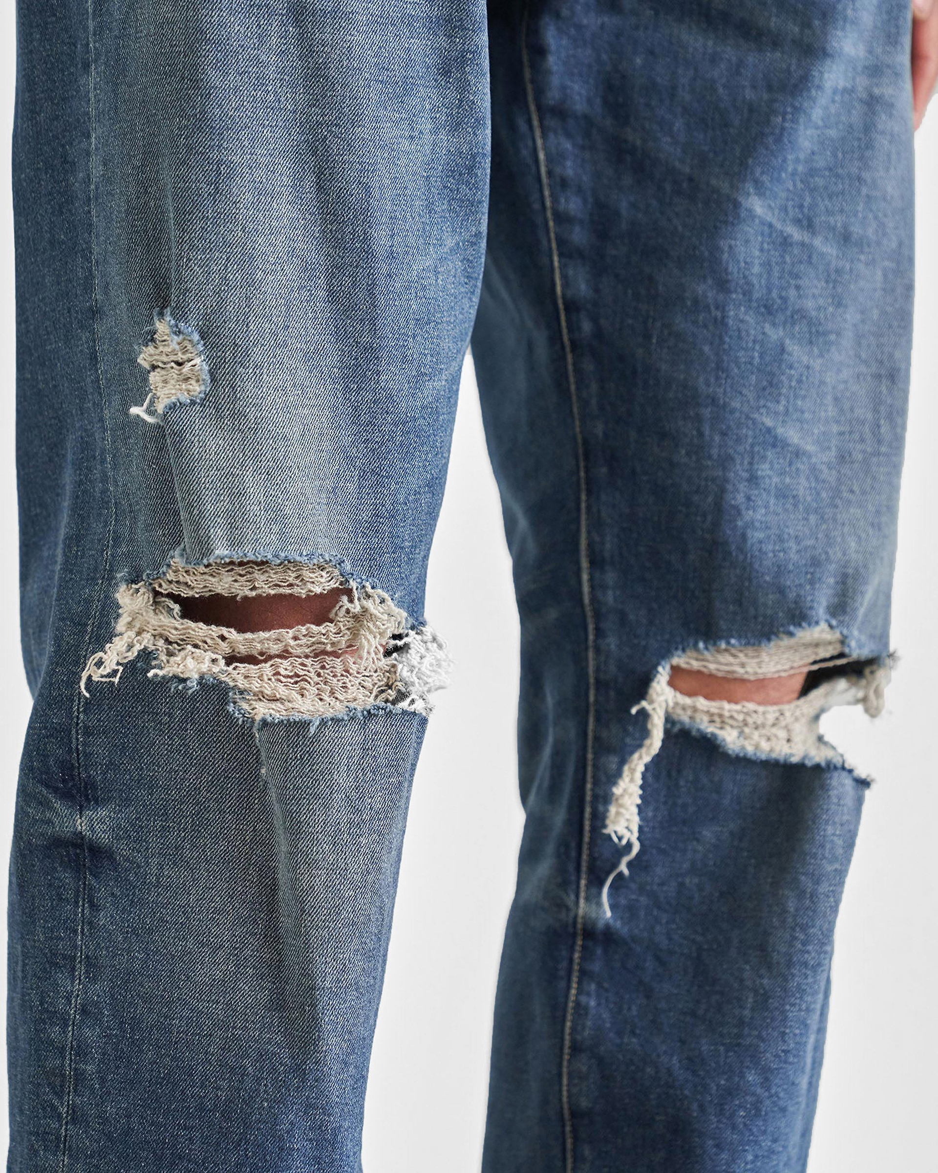 Baggy Destroyer Denim - Vintage Blue