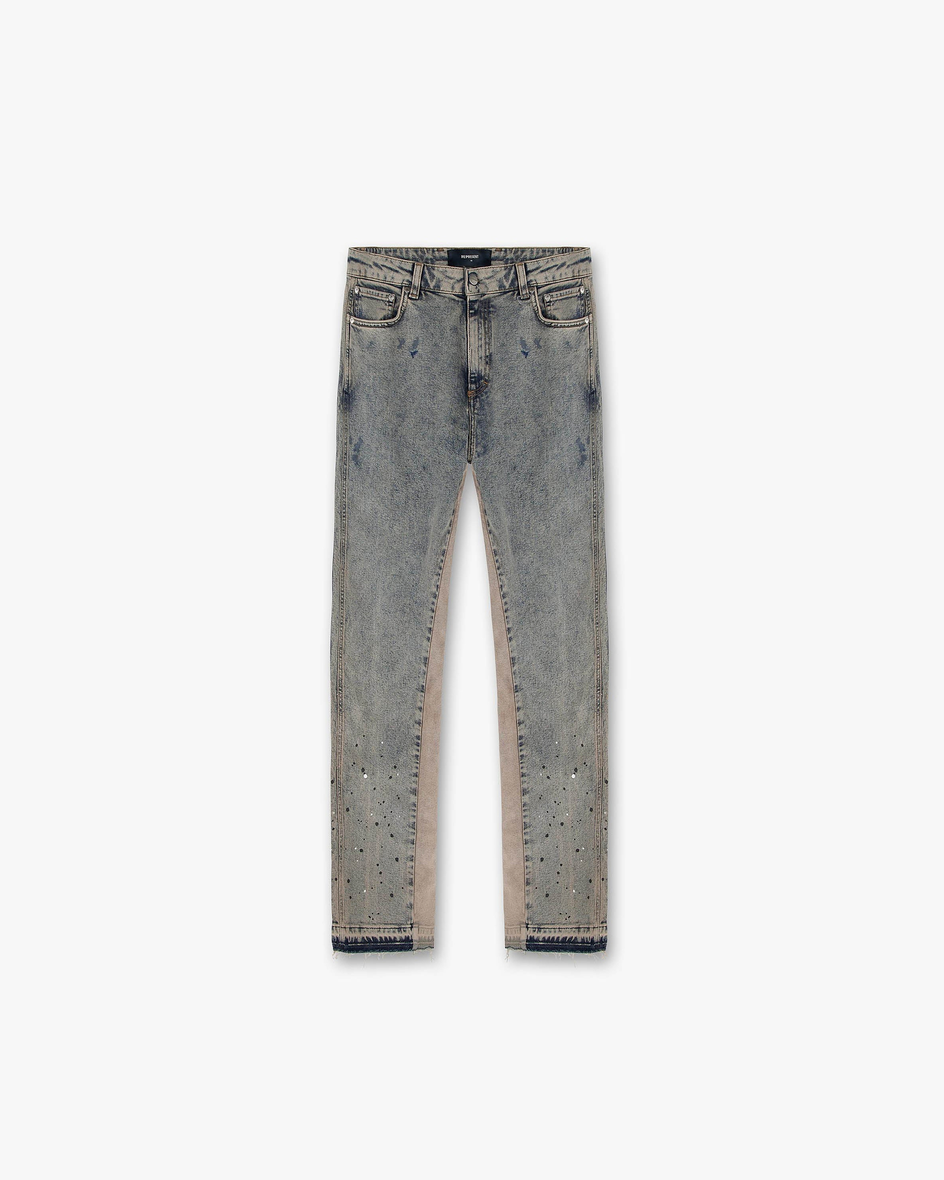 Straight Leg Denim - Dust Blue