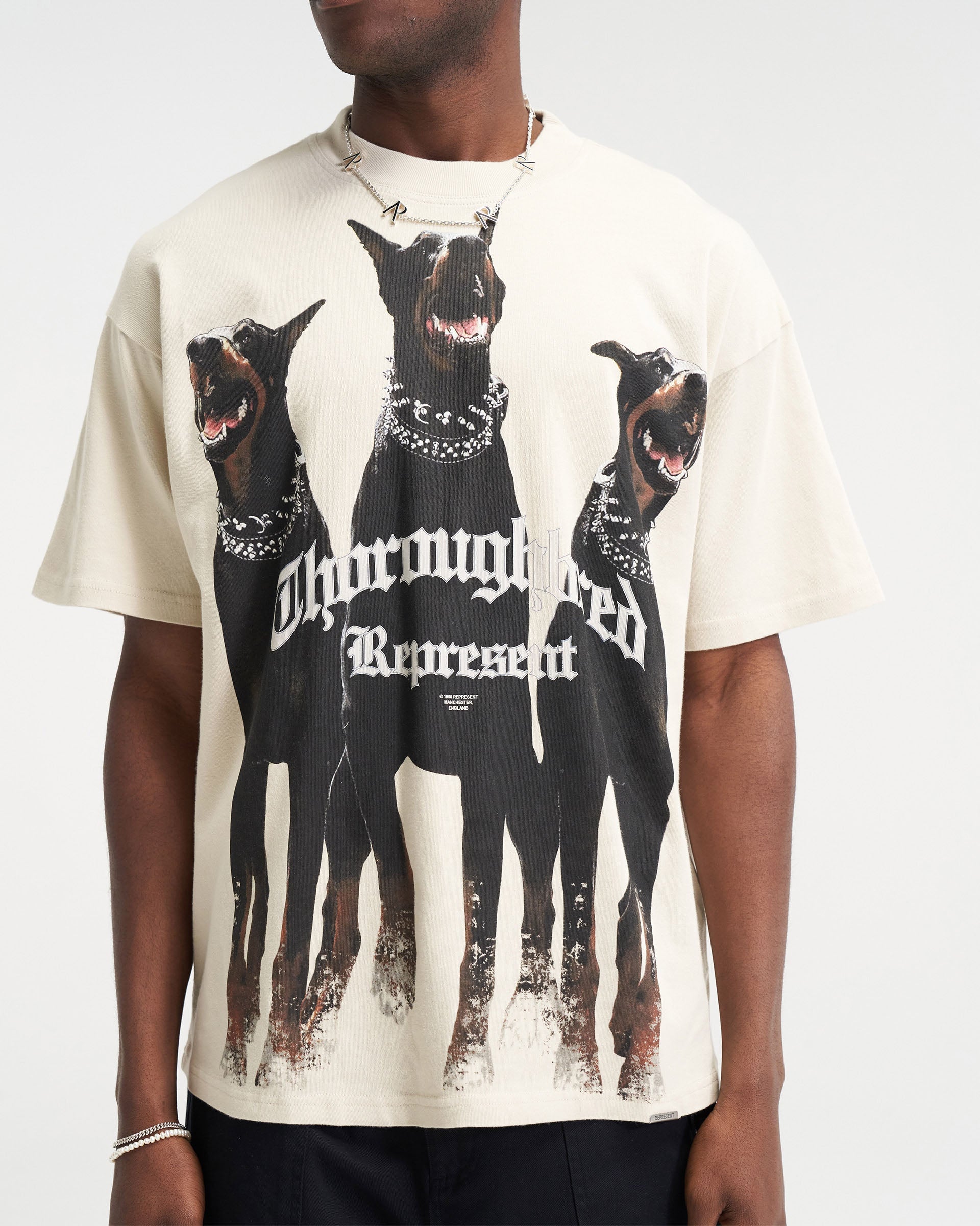 Thoroughbred T-Shirt | Vintage White T-Shirts | Represent | REPRESENT