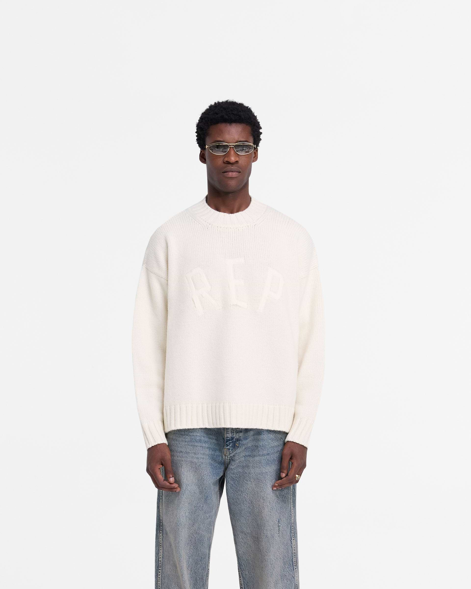 Rep Knit Jumper - Oat