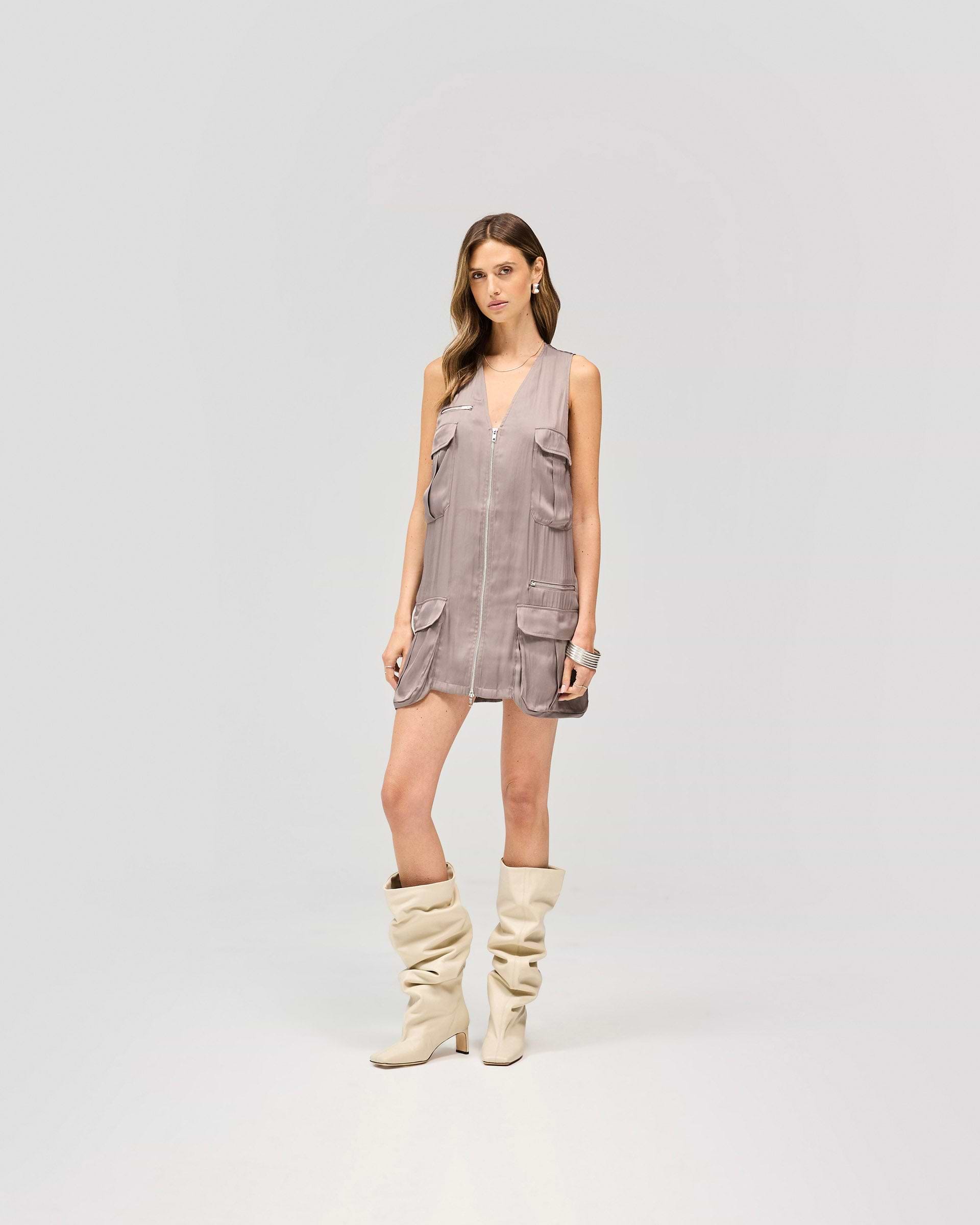 Adrenaline Mini Dress - Chocolate