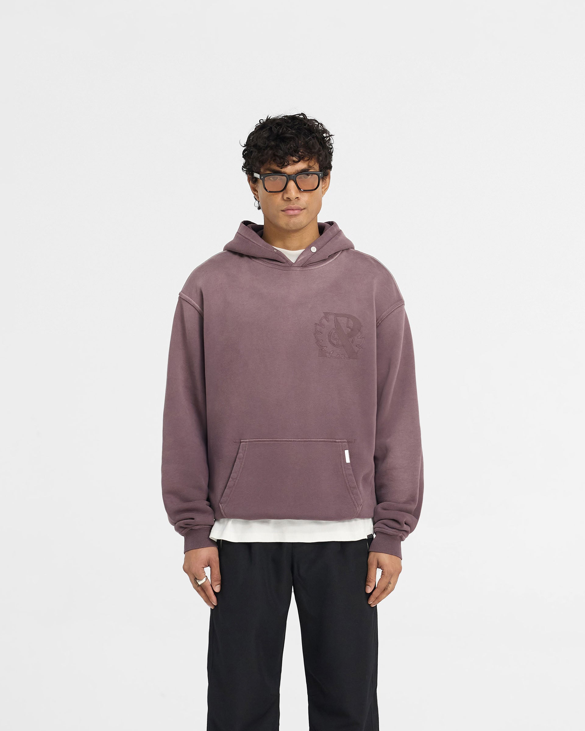 Represent X Belstaff Outline Phoenix Hoodie - Plum