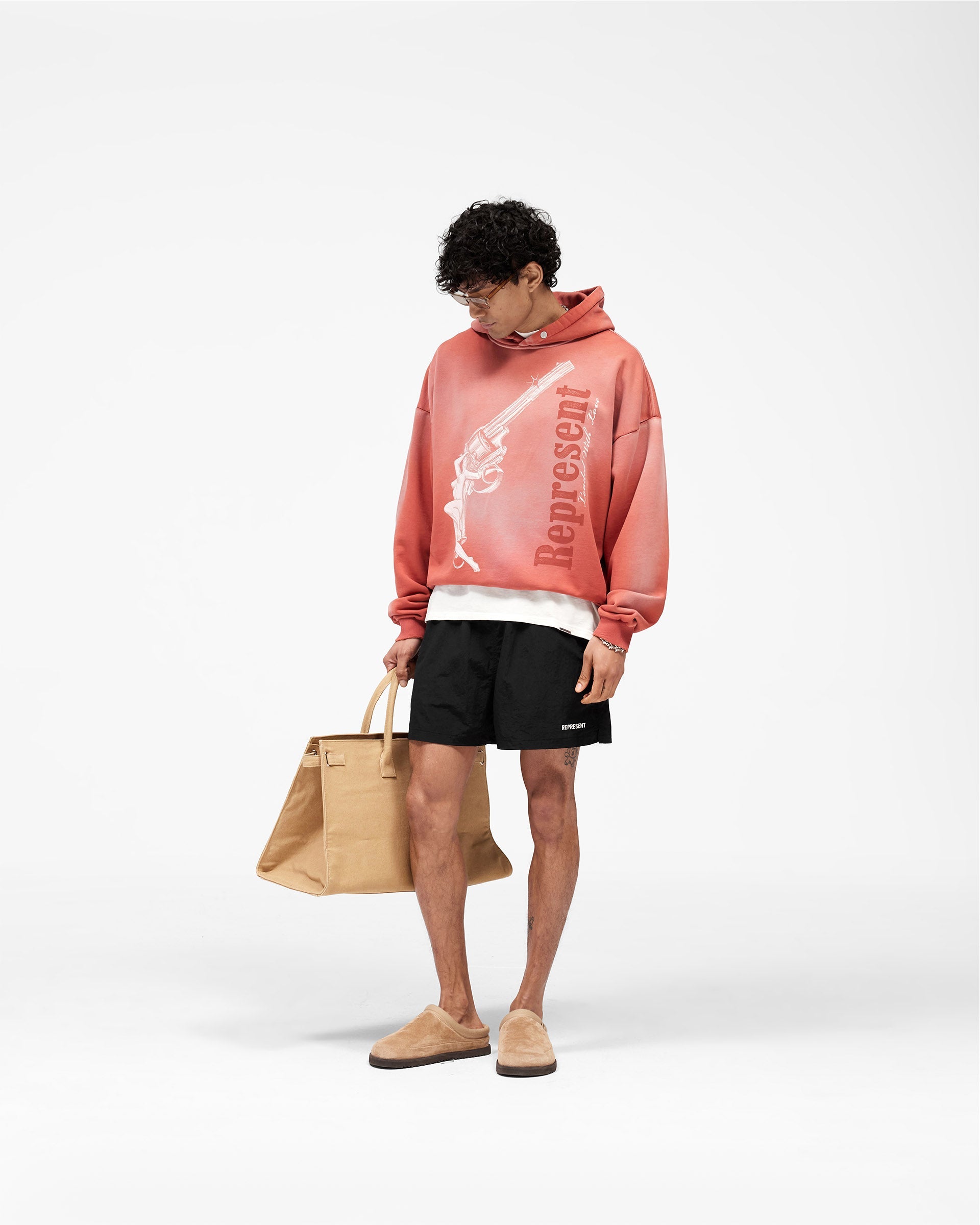 Represent Swim Short - Jet Black