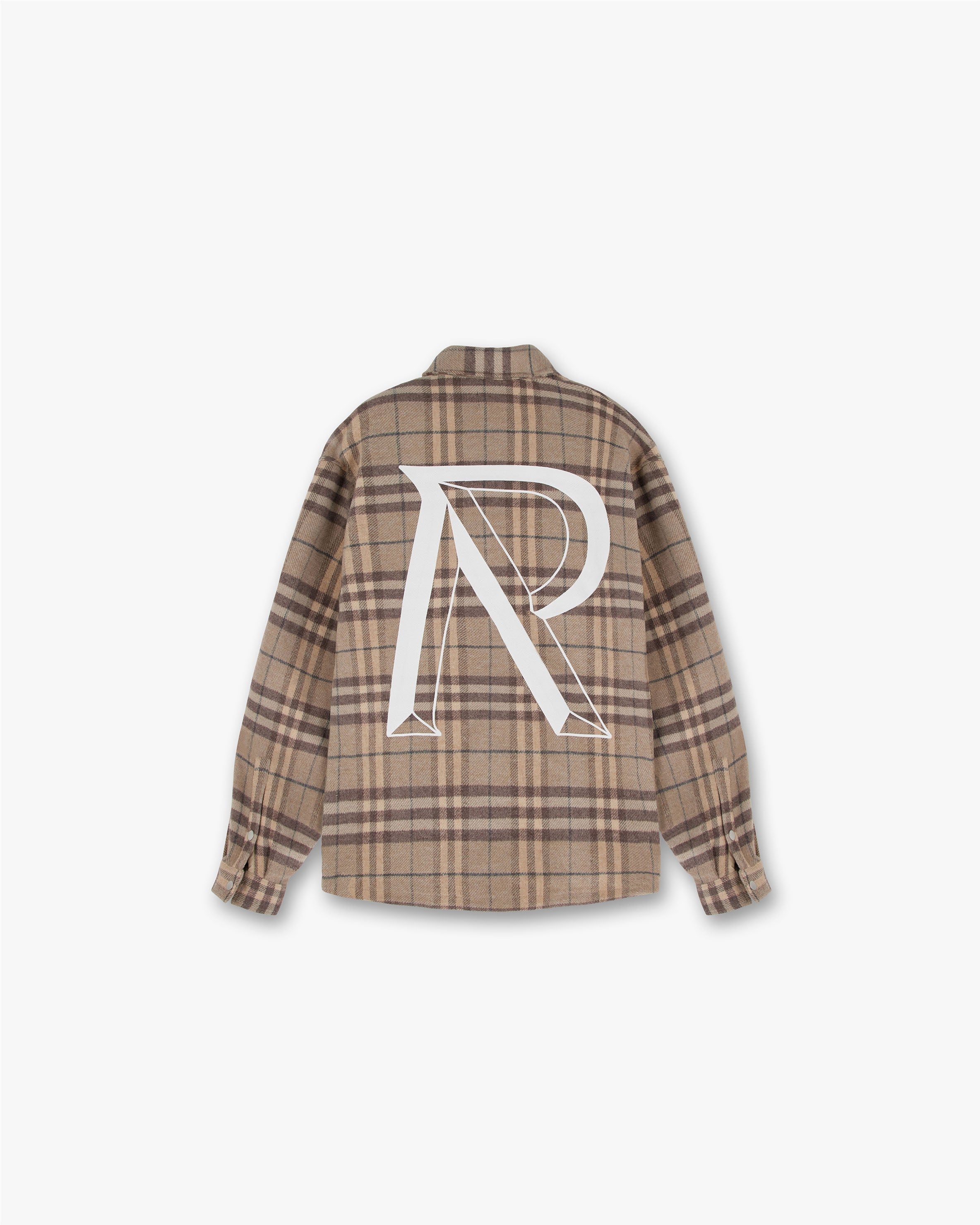 Heavyweight Initial Flannel Shirt - Hazel