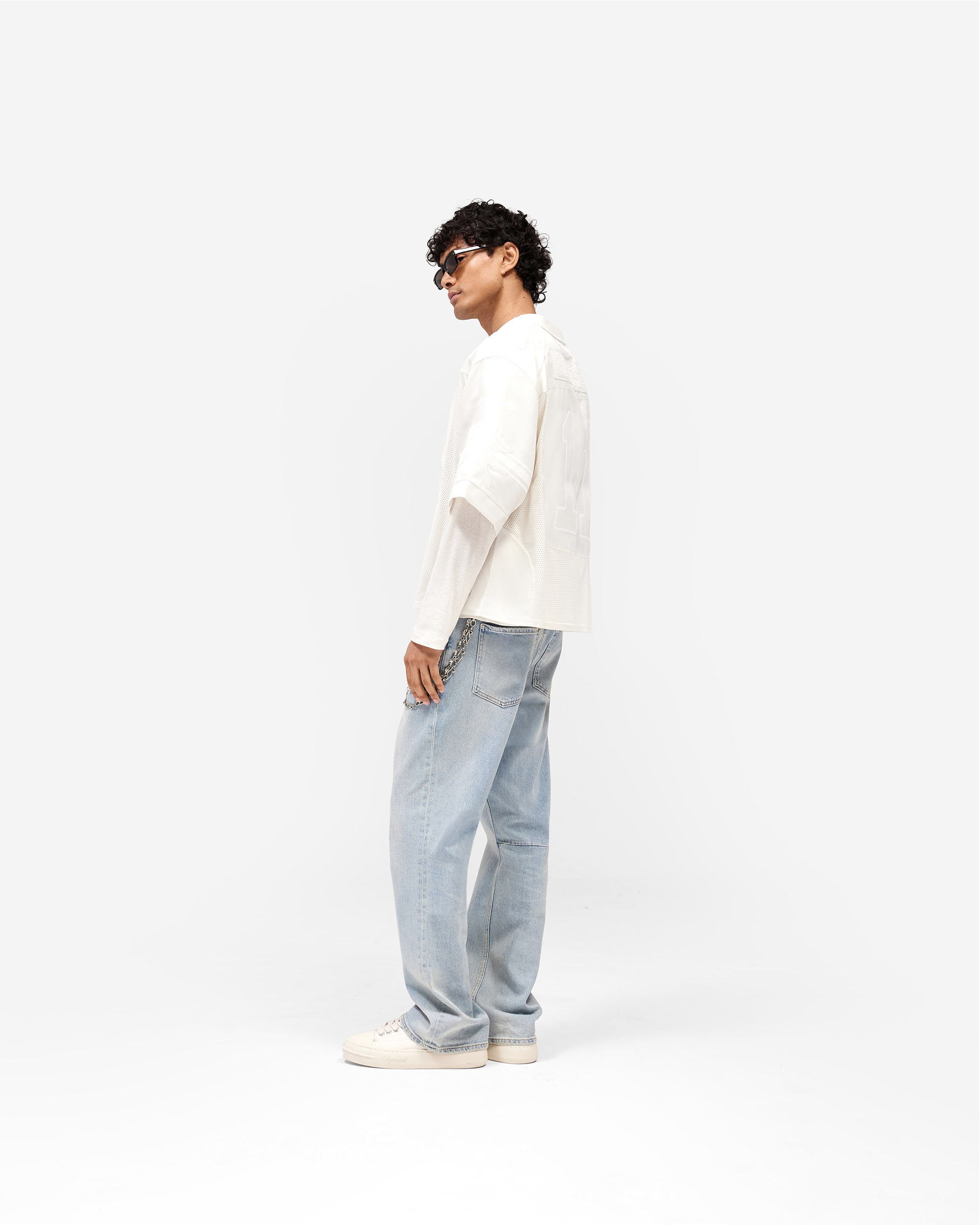 American Football Jersey - Chalk