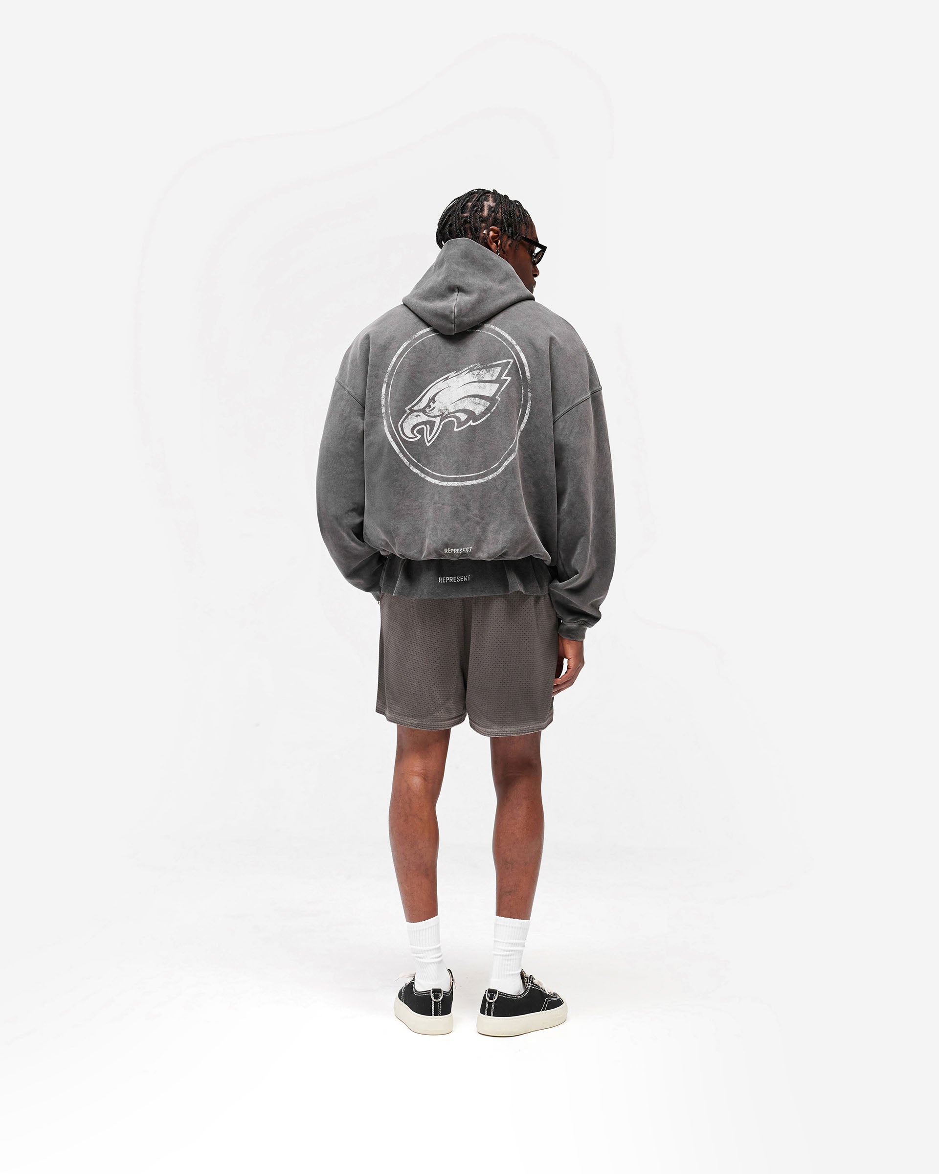 Philadelphia Eagles x Represent Hoodie - Vintage Grey