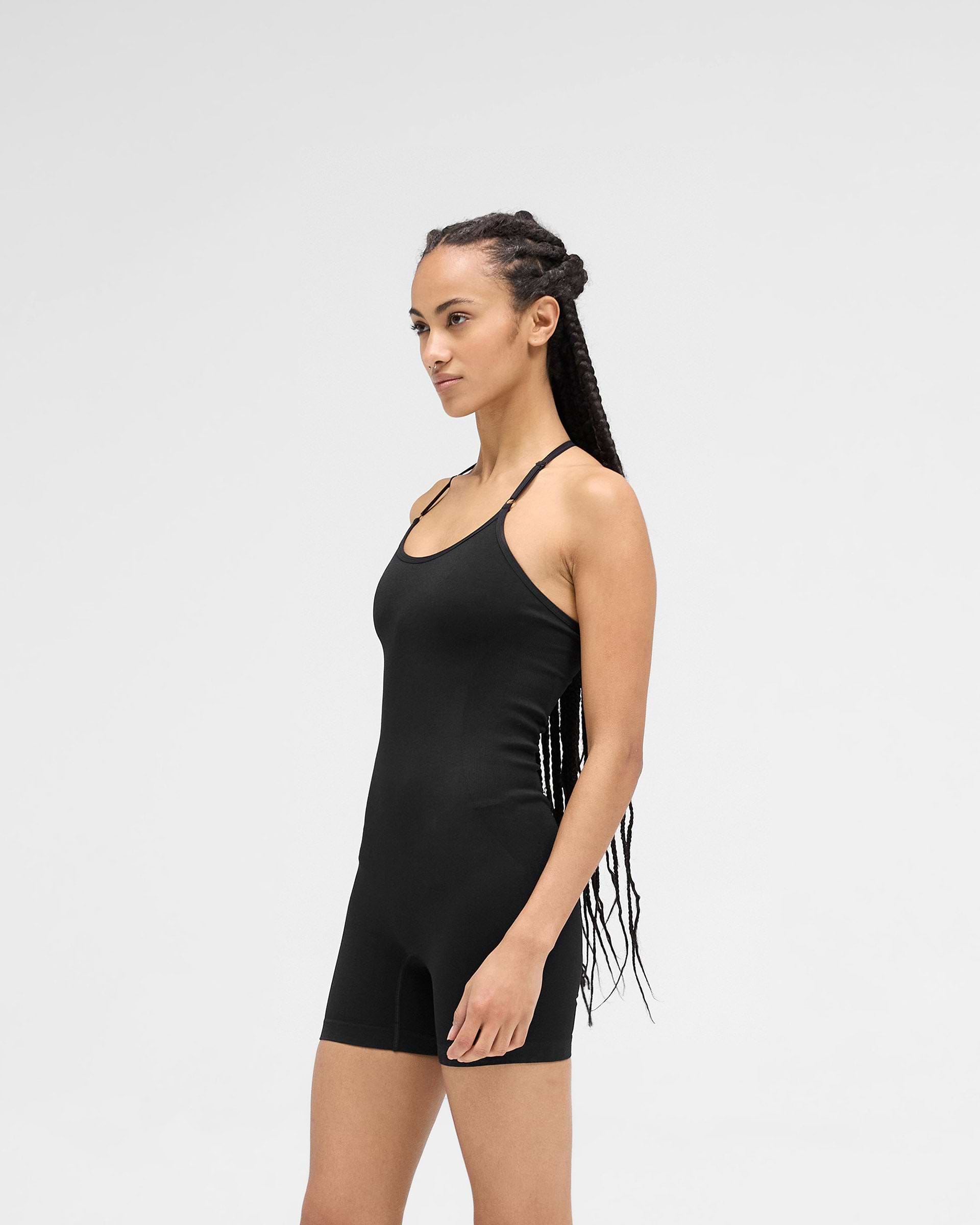Owners Club Seamless Jumpsuit - Jet Black